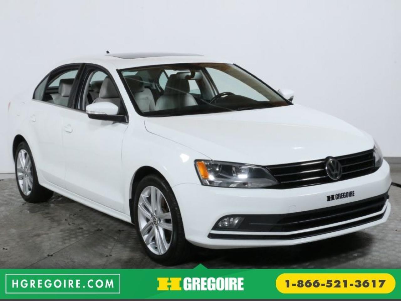 Used 2015 Volkswagen Jetta HIGHLINE TOIT CUIR for sale in St-Léonard, QC