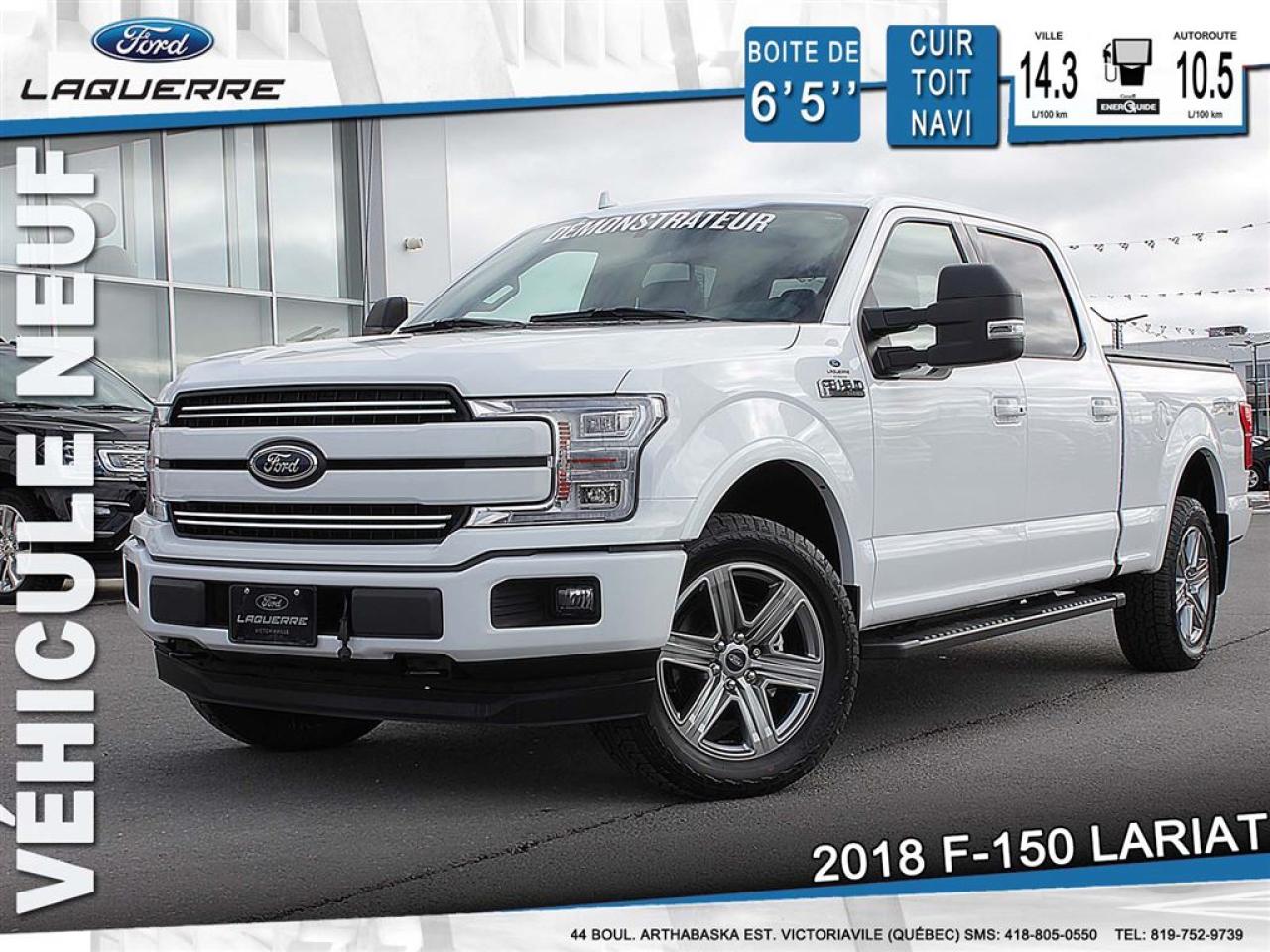 Used 2018 Ford F-150 Lariat Cuir Toit Lf for sale in Victoriaville, QC