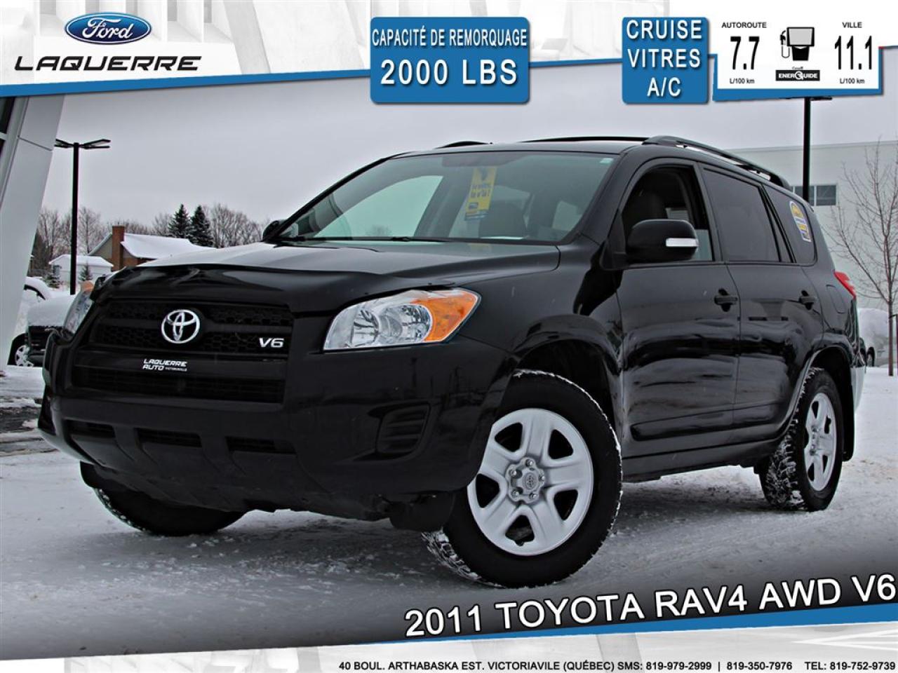 Used 2011 Toyota RAV4 Base V6 A/c Cruise for sale in Victoriaville, QC