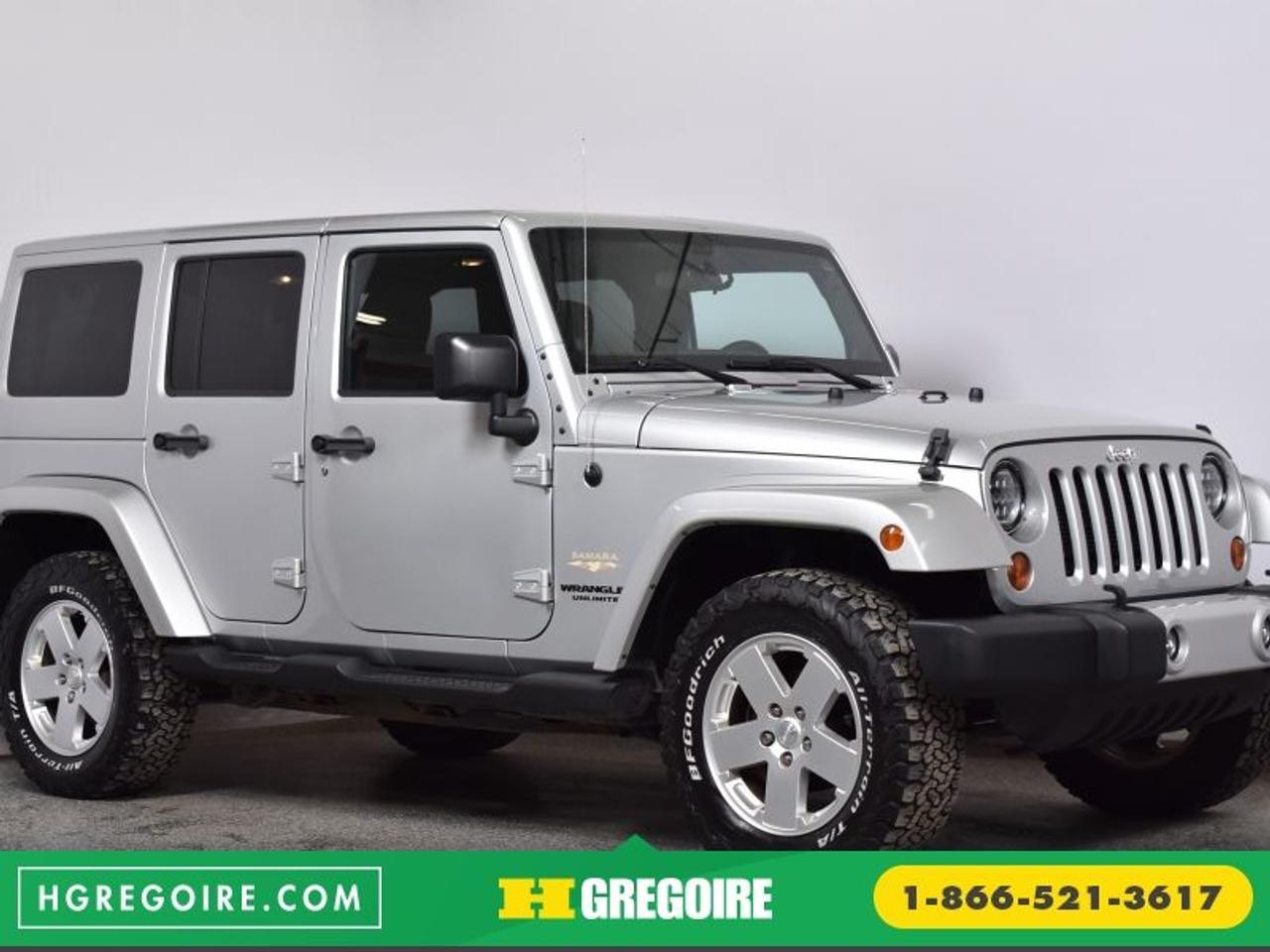 <a href=https://www.autoaubaine.com/Jeep-Wrangler-c7027355.html>https://www.autoaubaine.com/Jeep-Wrangler-c7027355.html</a>

Jeep Wrangler Unlimited Sahara Unlimited 2 Toits 2012

Freins ABS, Lecteur MP3, Miroirs chauffants, Volant ajustable, Radio satellite, Volant gain de cuir, Antipatinage, Phares antibrouillards

ECONOMISER 3 800$! BAS KILOMÉTRAGE, JAMAIS ACCIDENTÉ, Ensemble audio premium, Aucun frais caché, Taux dintérêt imbattable! Ouvert 7 jours. Inspection en plus de 125 points et rigoureux processus de remise à neuf. Satisfaction garantie de 3 jours ou argent remis et privilège déchange 30 jours. Obtenez le meilleur taux de financement et même une 2e ou 3e chance au crédit. Pour plus dinformation sur cette voiture et pour obtenir le rapport dhistorique CarProof gratuitement, visitez https://www.hgregoire.com/fr-stk/D18074. *Prix du manufacturier neuf (31 795$)