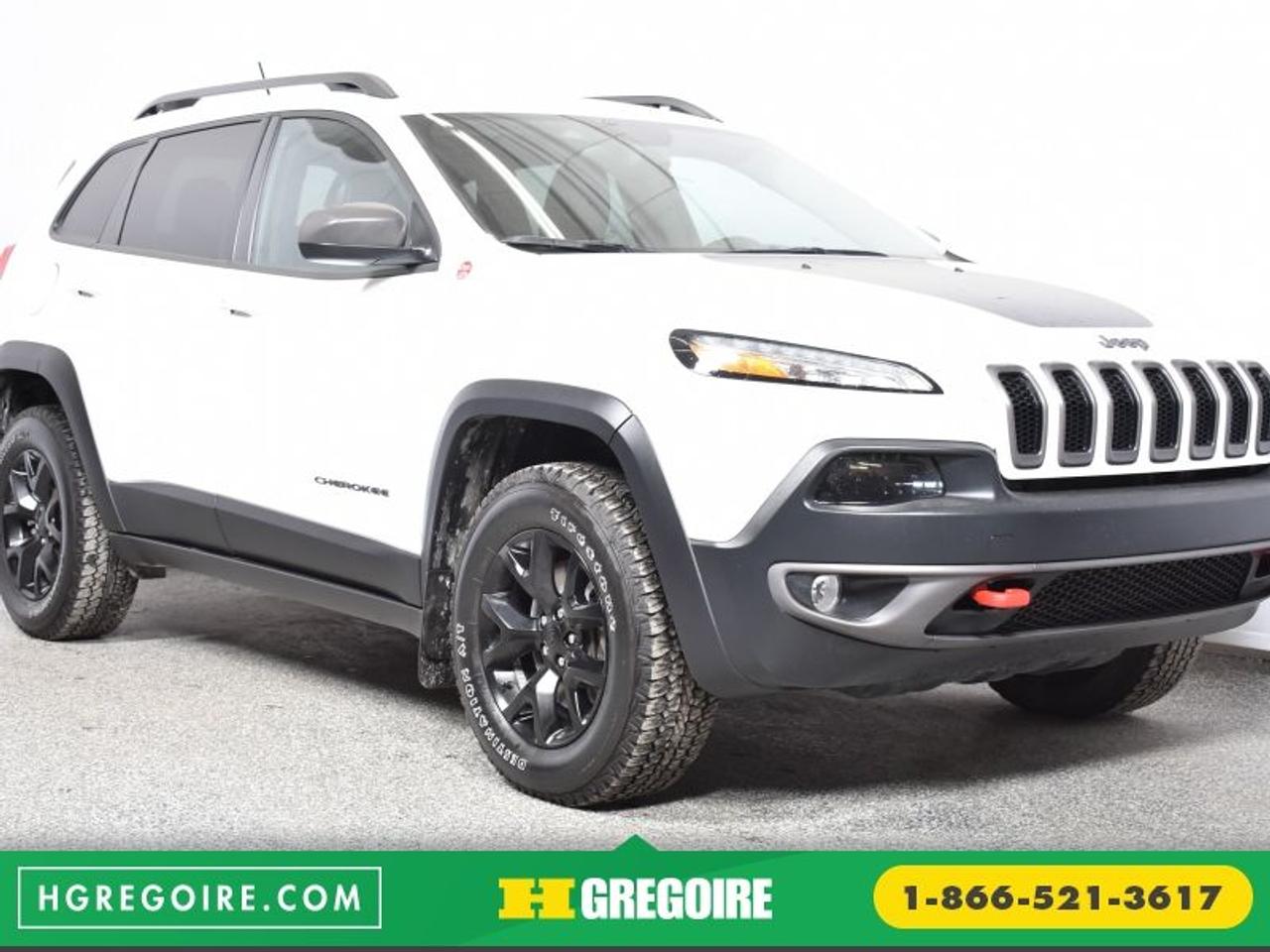 <a href=https://www.autoaubaine.com/Jeep-Cherokee-c7018670.html>https://www.autoaubaine.com/Jeep-Cherokee-c7018670.html</a>

Jeep Cherokee Trailhawk 2015

Freins ABS, Lecteur MP3, Volant ajustable, Aileron, Radio satellite, Ordinateur de bord, Volant gain de cuir, Antipatinage, Phares antibrouillards

ECONOMISER 5 555$! BAS KILOMÉTRAGE, Camera de recul, Bluetooth, Aucun frais caché, Taux dintérêt imbattable! Ouvert 7 jours. Inspection en plus de 125 points et rigoureux processus de remise à neuf. Satisfaction garantie de 3 jours ou argent remis et privilège déchange 30 jours. Obtenez le meilleur taux de financement et même une 2e ou 3e chance au crédit. Pour plus dinformation sur cette voiture et pour obtenir le rapport dhistorique CarProof gratuitement, visitez https://www.hgregoire.com/fr-stk/DD17709A. *Prix du manufacturier neuf (32 545$)