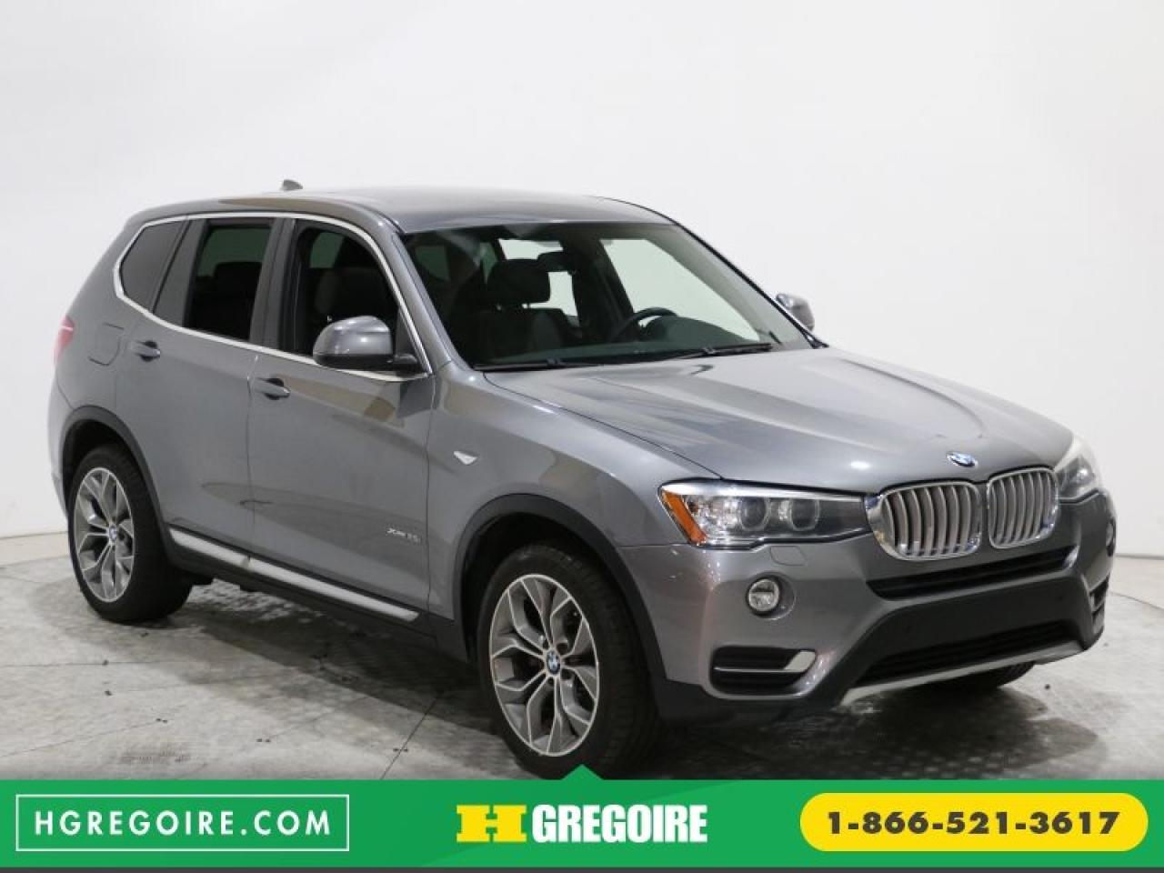 Used 2015 BMW X3 XDRIVE35I CUIR TOIT for sale in St-Léonard, QC