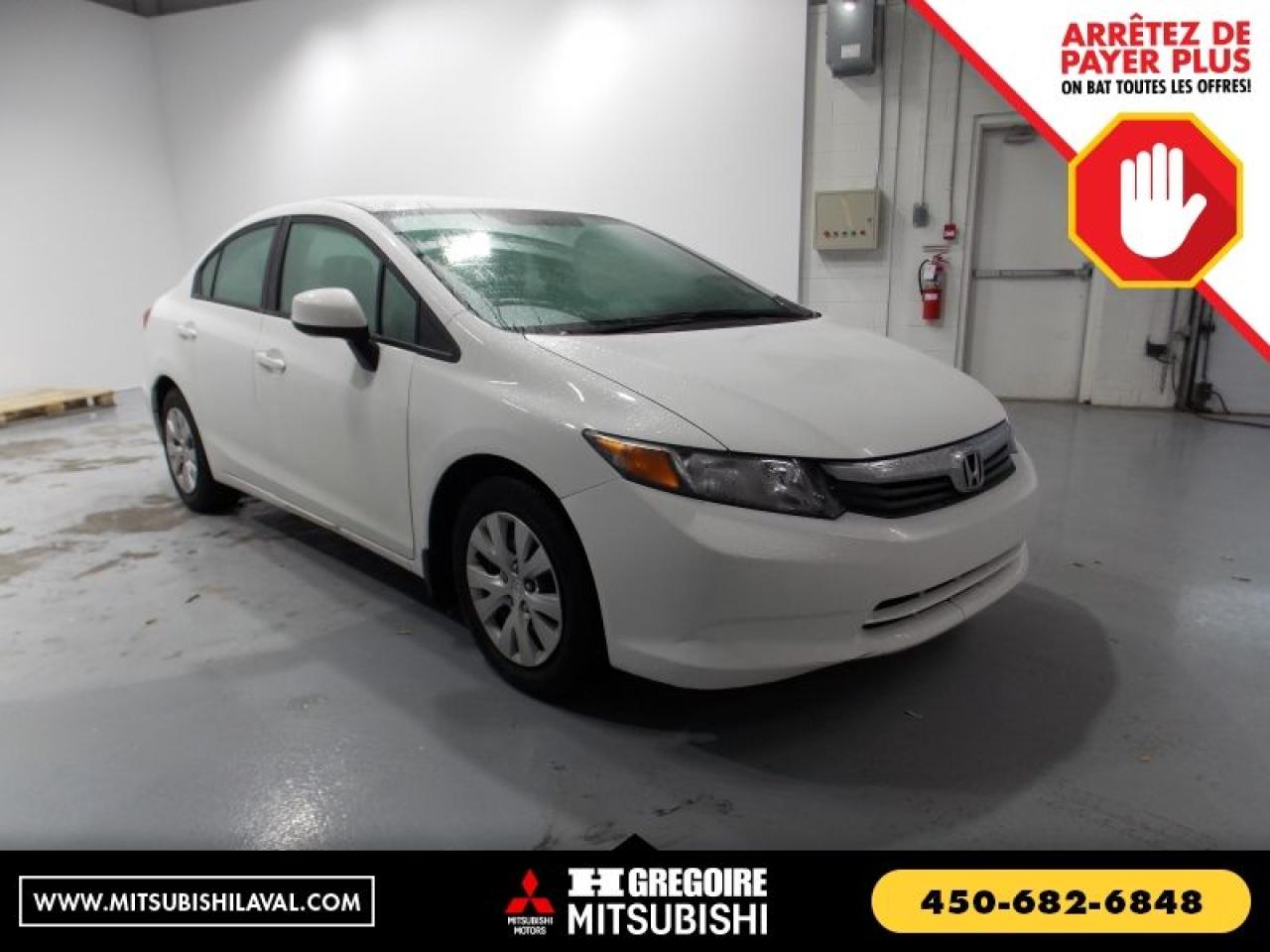 Used 2012 Honda Civic Lx Bluetooth for sale in St-Léonard, QC