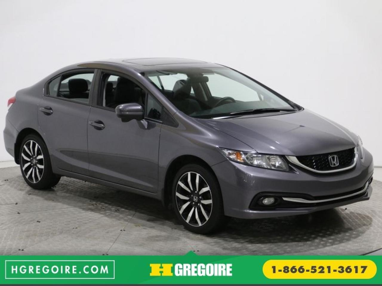 Used 2014 Honda Civic TOURING CUIR TOIT for sale in St-Léonard, QC