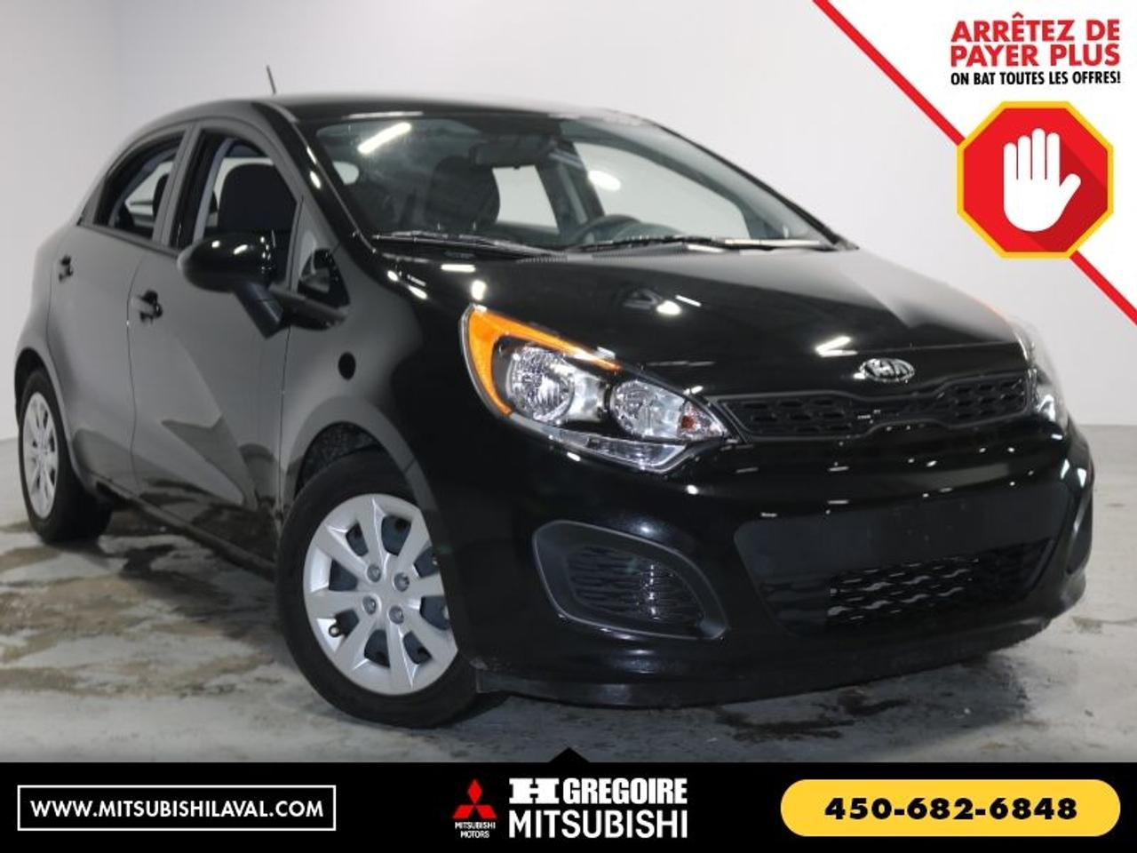 <a href=https://www.autoaubaine.com/Kia-Rio-c7025728.html>https://www.autoaubaine.com/Kia-Rio-c7025728.html</a>

Kia RIO Lx+ Sieges-Chauffant A/c Bluetooth Sat/usb/mp3 2015

Freins ABS, Lecteur MP3, Miroirs chauffants, Volant ajustable, Aileron, Radio satellite, Ordinateur de bord, Antipatinage

Vaste inventaire de vehicules doccasion au meilleur prix du marche. Recevez le MAXIMUM pour votre vehicule dechange! Financement avec taux dinteret imbattable! Ouvert 7 jours. Pour plus dinformations sur cette voiture, passez nous voir ou visitez https://mitsubishilaval.com/fr-stk/MU0224
