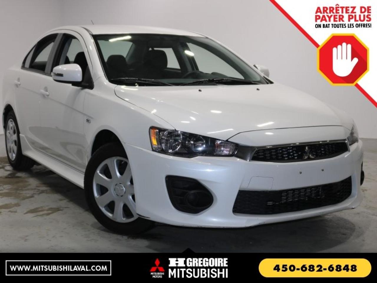 Used 2016 Mitsubishi Lancer ES CVT SIEGES-CHAUF for sale in St-Léonard, QC