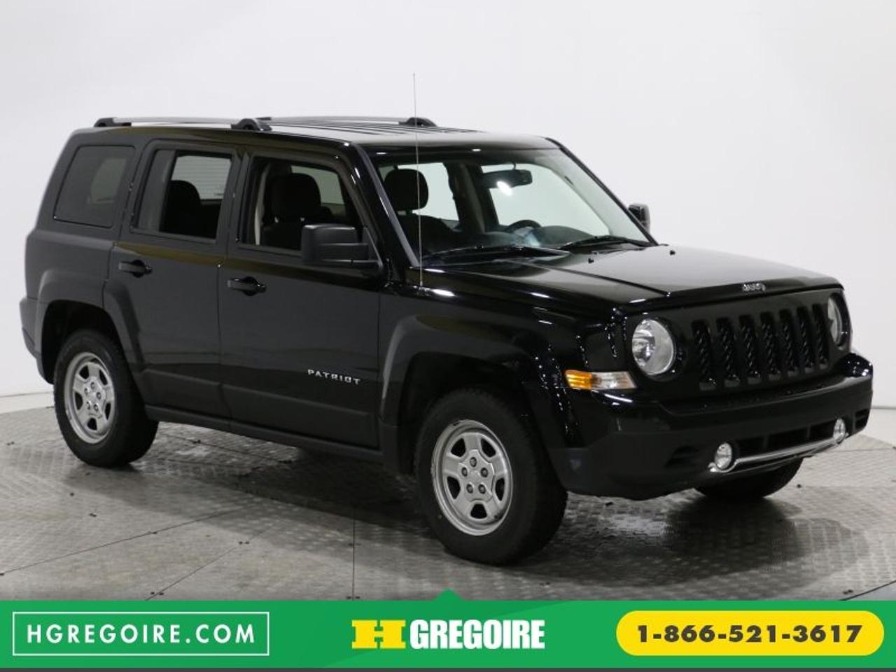 <a href=https://www.autoaubaine.com/Jeep-Patriot-c6999732.html>https://www.autoaubaine.com/Jeep-Patriot-c6999732.html</a>

Jeep Patriot North 4wd Auto A/c Gr Elect Bluetooth 2016

Freins ABS, Lecteur MP3, Volant ajustable, Antipatinage

ECONOMISER 6 100$! BAS KILOMÉTRAGE, JAMAIS ACCIDENTÉ, Bluetooth, Aucun frais caché, Taux dintérêt imbattable! Ouvert 7 jours. Inspection en plus de 125 points et rigoureux processus de remise à neuf. Satisfaction garantie de 3 jours ou argent remis et privilège déchange 30 jours. Obtenez le meilleur taux de financement et même une 2e ou 3e chance au crédit. Pour plus dinformation sur cette voiture et pour obtenir le rapport dhistorique CarProof gratuitement, visitez https://www.hgregoire.com/fr-stk/916559A. *Prix du manufacturier neuf (24 095$)
