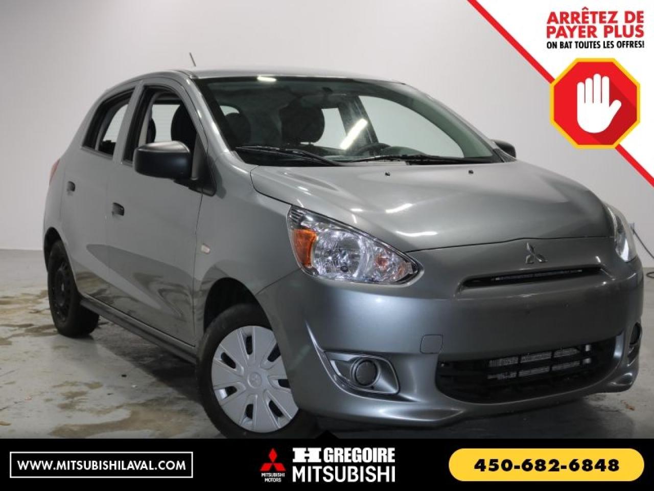 Used 2015 Mitsubishi Mirage ES CVT A/C BLUETOOTH for sale in St-Léonard, QC