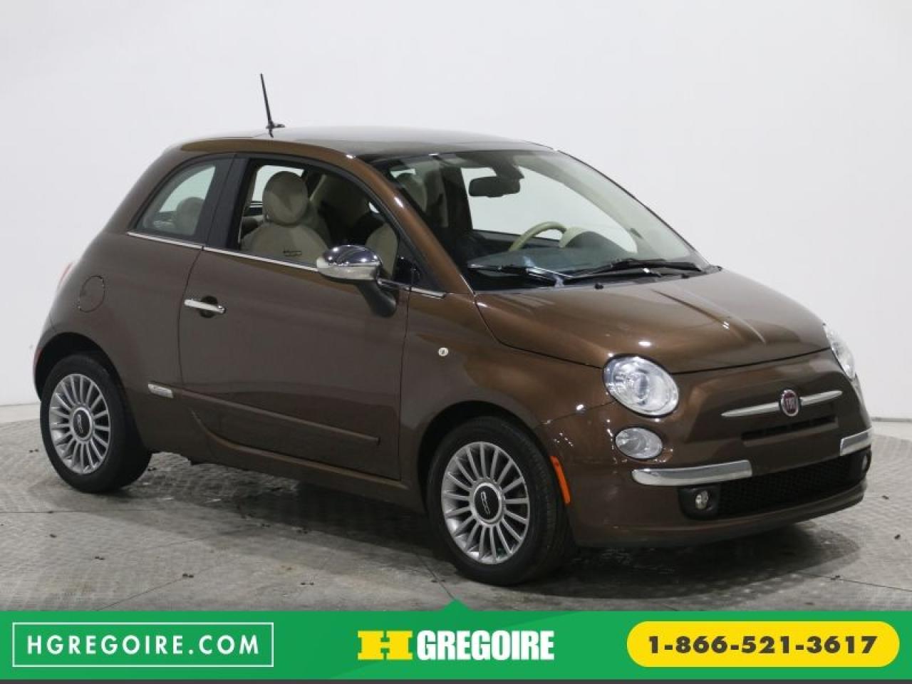 Used 2013 Fiat 500 Lounge Cuir Toit for sale in St-Léonard, QC