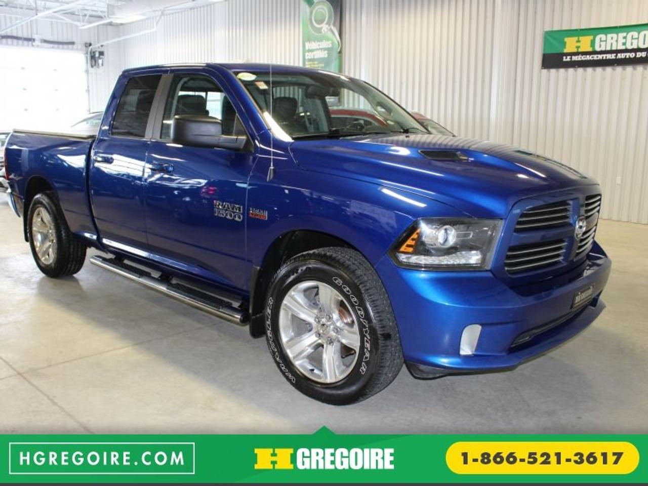 <a href=https://www.autoaubaine.com/RAM-1500-c7012368.html>https://www.autoaubaine.com/RAM-1500-c7012368.html</a>

RAM 1500 Sport Quad 4x4(cuir-Navi) 2014

Freins ABS, Lecteur MP3, Miroirs chauffants, Volant ajustable, Radio satellite, Antipatinage, Phares antibrouillards

ECONOMISER 18 200$! JAMAIS ACCIDENTÉ, Camera de recul, Systeme de navigation, Bluetooth, Aucun frais caché, Taux dintérêt imbattable! Ouvert 7 jours. Inspection en plus de 125 points et rigoureux processus de remise à neuf. Satisfaction garantie de 3 jours ou argent remis et privilège déchange 30 jours. Obtenez le meilleur taux de financement et même une 2e ou 3e chance au crédit. Pour plus dinformation sur cette voiture et pour obtenir le rapport dhistorique CarProof gratuitement, visitez https://www.hgregoire.com/fr-stk/S8375. *Prix du manufacturier neuf (47 595$)