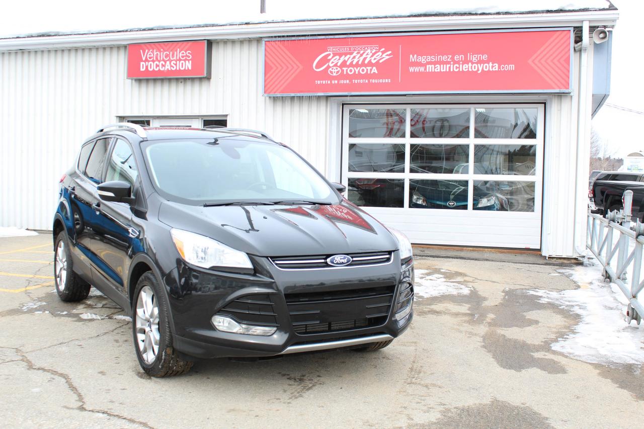 <a href=https://www.mauricietoyota.com/occasion/Ford-Escape-2014.html>https://www.mauricietoyota.com/occasion/Ford-Escape-2014.html</a>

ESCAPE TITANUIM TOIT PANORAMIQUE CUIR GPS