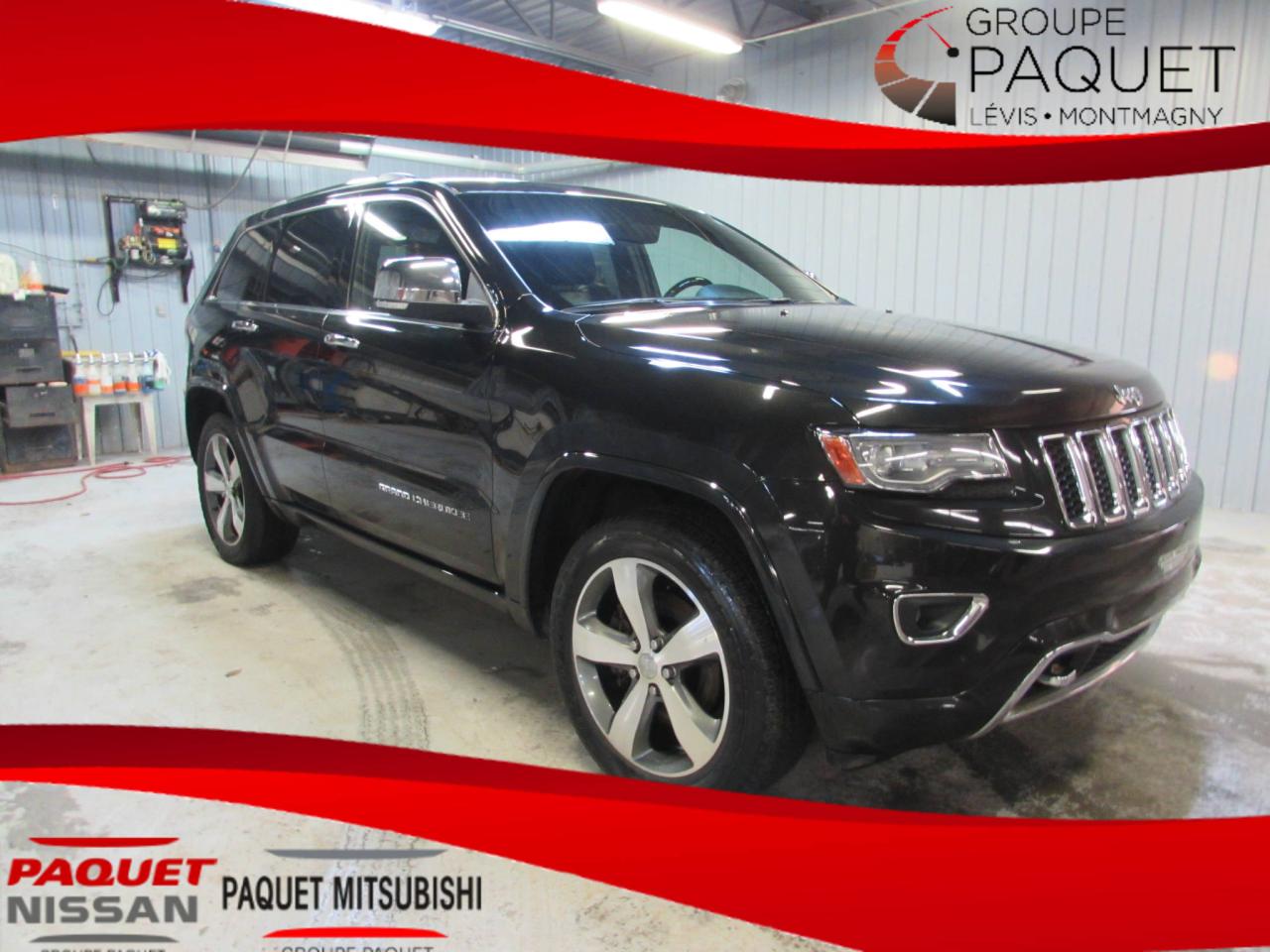 Used 2014 Jeep Grand Cherokee OVERLAND DIESEL 4WD *GPS-CUIR-TOIT* for sale in Lévis, QC