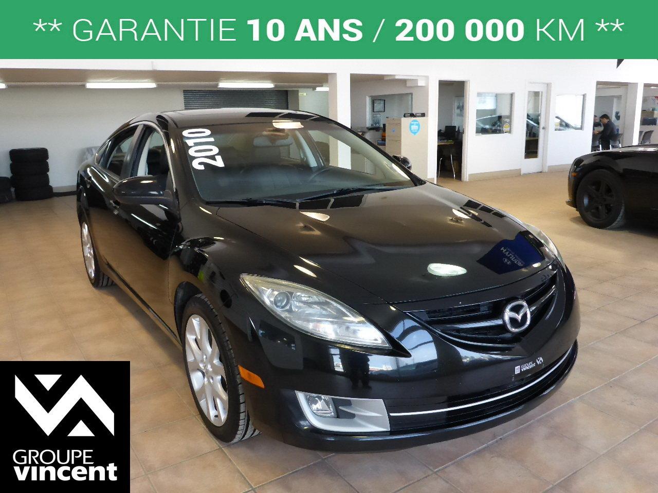 <a href=https://www.autoaubaine.com/Mazda-6-c7002978.html>https://www.autoaubaine.com/Mazda-6-c7002978.html</a>

Mazda 6 GT**GARANTIE 10 ANS** Berline interm?diaire abordable ! 2010Régulateur de vitesse, Toit ouvrant, Essuie-glaces intermittents, Anti-démarreur, Freins ABS, Contrôle de stabilité, Coussin gonflable conducteur, Coussins gonflables latéraux, Lecteur CD, Chargeur de CD, Lecteur MP3, 6 Haut-parleurs, Portes électriques, Tachymètre, Vitres électriques, Air climatisé, Intérieur en cuir, Climatisation deux zones, Commandes audio au volant, Lampes de lecture arrière, Sièges arrières rabattables, Sièges chauffants, Volant ajustable, Moonroof, Tapis protecteurs, Radio AM/FM, Rétroviseurs, Volant gainé de cuir, Phares automatiques, Rétroviseur électrique, Direction assistée, Télédéverrouillage, Rétroviseurs chauffants, Banquette arrière divisé, Siège à réglage électrique, Système d\alarme, Essuie-glace détecteur de pluie, Freins à disque, Sièges chauffants - Avant, Rétroviseurs électriques, Jantes en alliage, Antipatinage, Phares antibrouillards, Verrous de sécurité pour enfants, Système de surveillance de la pression des pneus, Sièges baquets, Prise Auxiliaire, Technologie Bluetooth intégrée, Climatiseur automatique, Coussin gonflable - Commutateur de mise en/hors fo, Rétroviseur à atténuation automatique, Aluminium, Climatisation