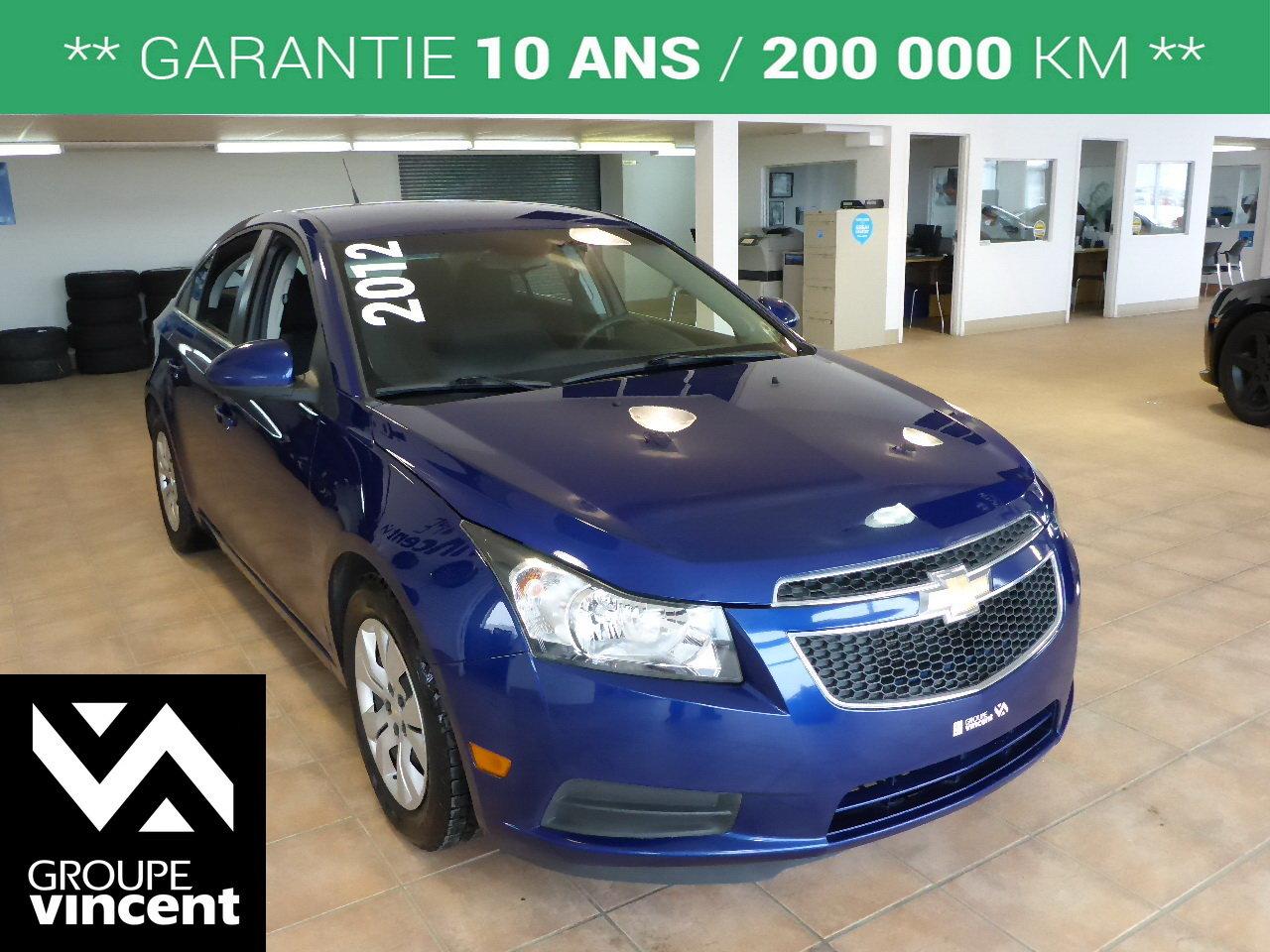 Used 2012 Chevrolet Cruze Lt Turbo 1sa Gar for sale in Shawinigan, QC