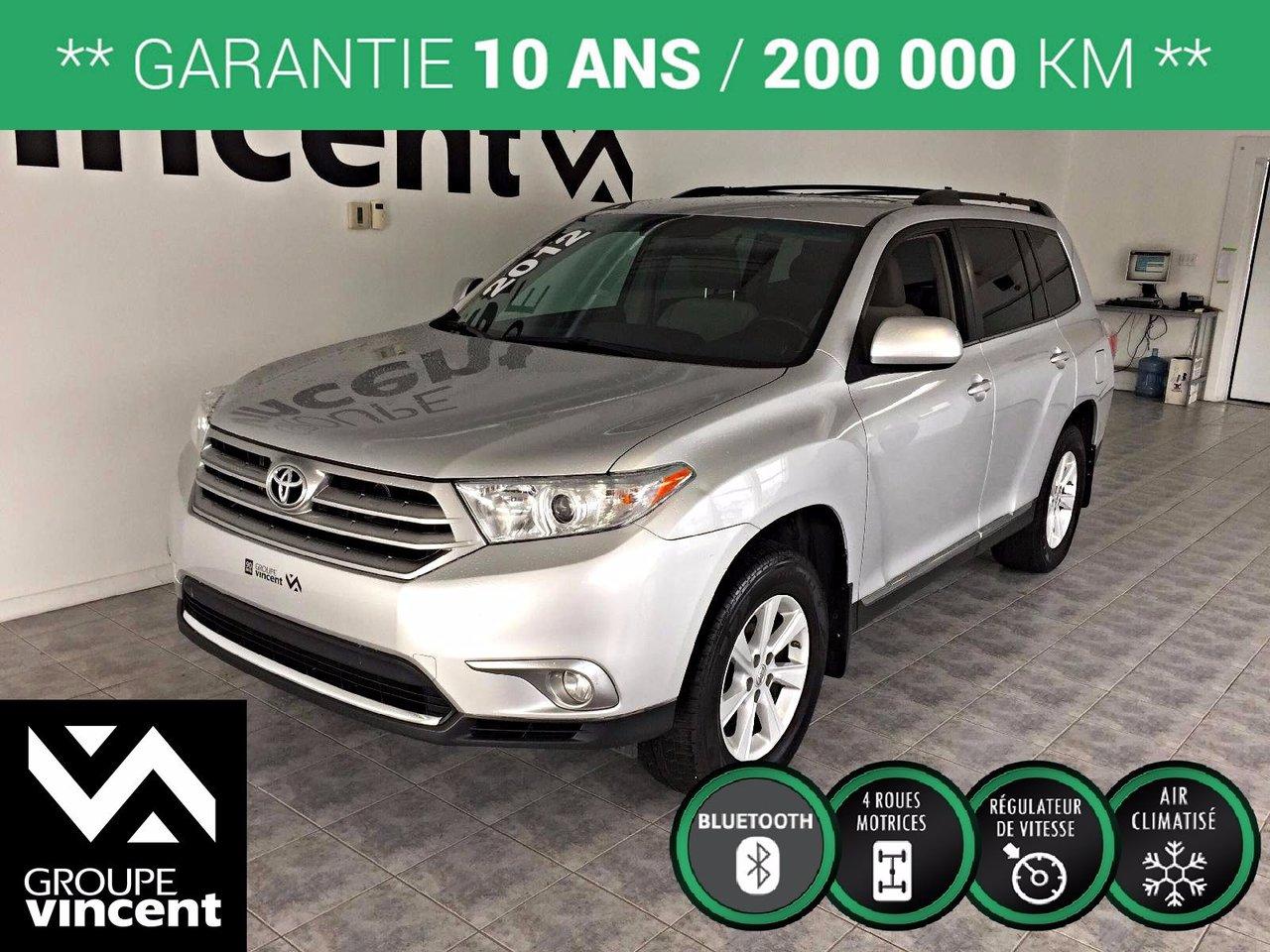 Used 2012 Toyota Highlander Traction Integrale for sale in Shawinigan, QC