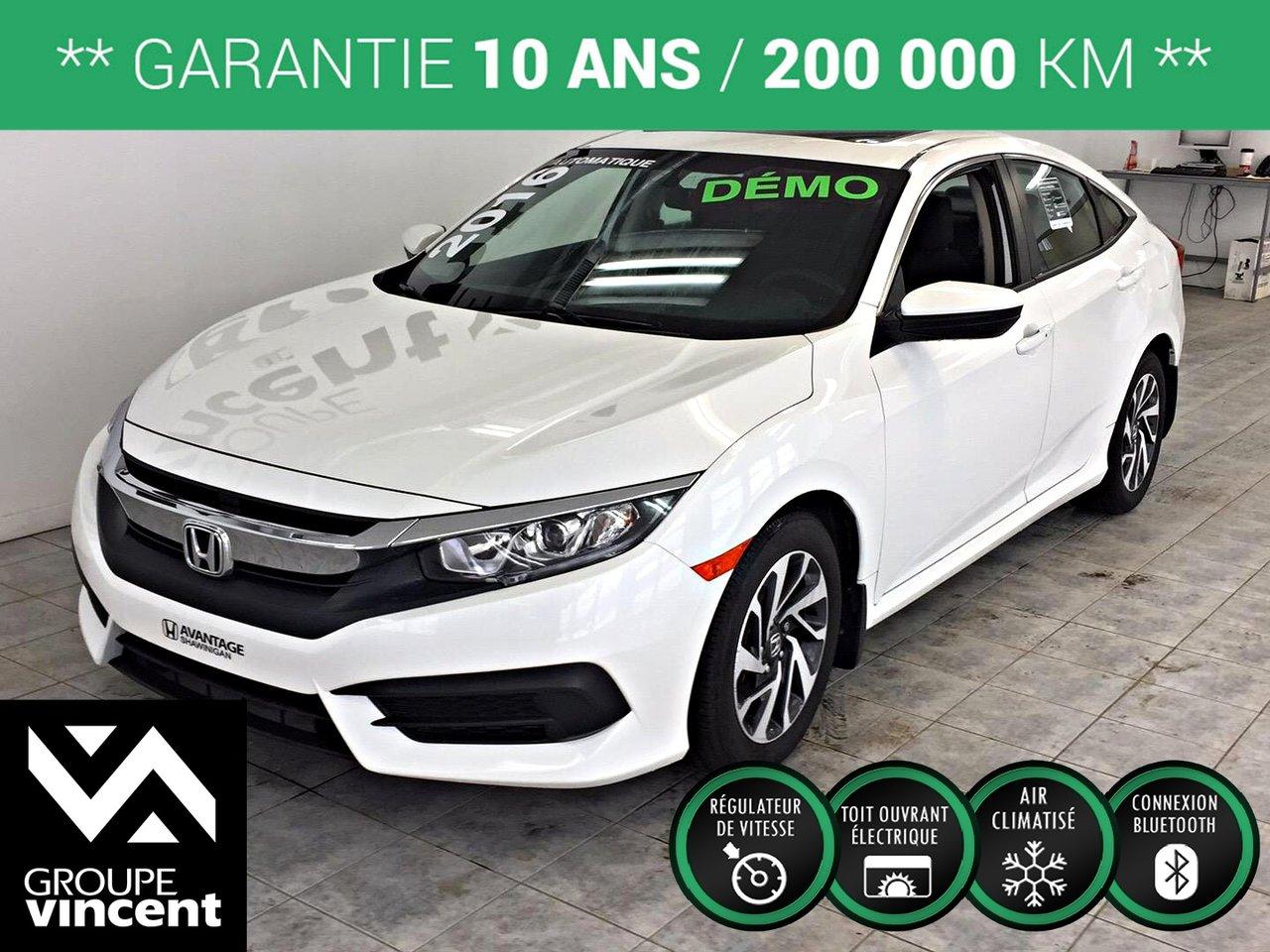 <a href=https://www.autoaubaine.com/Honda-Civic-c6947354.html>https://www.autoaubaine.com/Honda-Civic-c6947354.html</a>

Honda Civic EX**TOIT OUVRANT** Bas kilom?trage! 2016Régulateur de vitesse, Toit ouvrant, Essuie-glaces intermittents, Anti-démarreur, Freins ABS, Contrôle de stabilité, Coussin gonflable conducteur, Coussins gonflables latéraux, Démarreur à distance, Lecteur MP3, Portes électriques, Tachymètre, Vitres électriques, Air climatisé, Sièges chauffants, Volant ajustable, Moonroof, Tapis protecteurs, Tout équipé, Caméra de recul, Radio AM/FM, Phares automatiques, Rétroviseur électrique, Direction assistée, Télédéverrouillage, Rétroviseurs chauffants, Coussins gonflables arrière pour la tête, Sièges tissu, Essuie-glace détecteur de pluie, Démarrage sans clé, Freins à disque, Sièges chauffants - Avant, Rétroviseurs électriques, Antipatinage, Verrous de sécurité pour enfants, Sièges baquets, Prise Auxiliaire, Technologie Bluetooth intégrée, Port USB, Aluminium, Climatisation