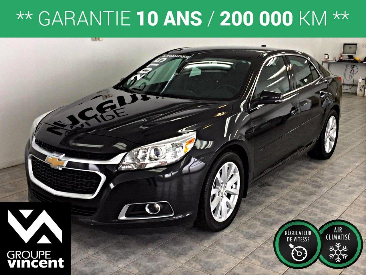 Used 2015 Chevrolet Malibu Lt Gps+gar. 10 Ans for sale in Shawinigan, QC
