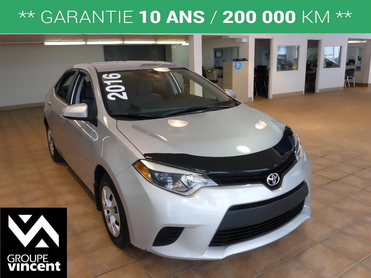 <a href=https://www.autoaubaine.com/Toyota-Corolla-c6982418.html>https://www.autoaubaine.com/Toyota-Corolla-c6982418.html</a>

Toyota Corolla CE**CLIMATISEUR** Fiabilit? l?gendaire ! 2016Essuie-glaces intermittents, Anti-démarreur, Freins ABS, Contrôle de stabilité, Coussin gonflable conducteur, Coussins gonflables latéraux, Lecteur CD, Lecteur MP3, Portes électriques, Tachymètre, Vitres électriques, Air climatisé, Commandes audio au volant, Sièges arrières rabattables, Volant ajustable, Tapis protecteurs, Radio AM/FM, Rétroviseur électrique, Direction assistée, Rétroviseurs chauffants, Banquette arrière divisé, Coussins gonflables arrière pour la tête, Rétroviseurs électriques, Antipatinage, Verrous de sécurité pour enfants, Sièges baquets, Prise Auxiliaire, Technologie Bluetooth intégrée, Port USB