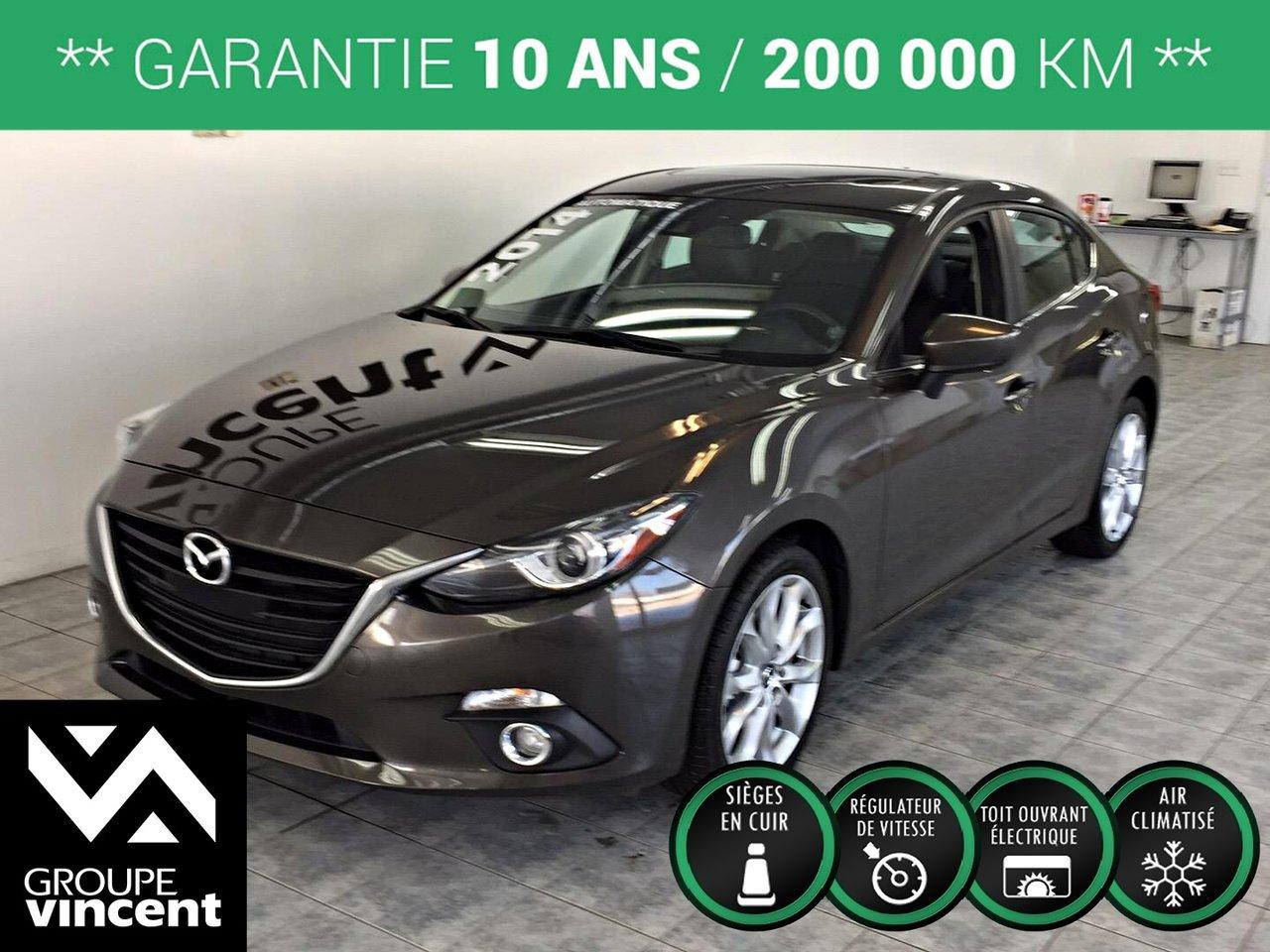 <a href=https://www.autoaubaine.com/Mazda-3-c7006950.html>https://www.autoaubaine.com/Mazda-3-c7006950.html</a>

Mazda 3 GT-SKY**CUIR** D?marreur ? distance! 2014Régulateur de vitesse, Toit ouvrant, Essuie-glaces intermittents, Anti-démarreur, Freins ABS, Contrôle de stabilité, Coussin gonflable conducteur, Coussins gonflables latéraux, Démarreur à distance, Lecteur CD, Lecteur MP3, 6 Haut-parleurs, Portes électriques, Vitres électriques, Air climatisé, Intérieur en cuir, Climatisation deux zones, Commandes audio au volant, Sièges chauffants, Volant ajustable, Moonroof, Tapis protecteurs, Ordinateur de bord, Tout équipé, Caméra de recul, Volant gainé de cuir, Phares automatiques, Rétroviseur électrique, Direction assistée, Télédéverrouillage, Rétroviseurs chauffants, Siège à réglage électrique, Système d\alarme, Coussins gonflables arrière pour la tête, Sièges tissu, Essuie-glace détecteur de pluie, Démarrage sans clé, Freins à disque, Sièges chauffants - Avant, Rétroviseurs électriques, Jantes en alliage, Antipatinage, Phares antibrouillards, Verrous de sécurité pour enfants, Sièges baquets, Prise Auxiliaire, Technologie Bluetooth intégrée, Climatiseur automatique, Aluminium, Climatisation