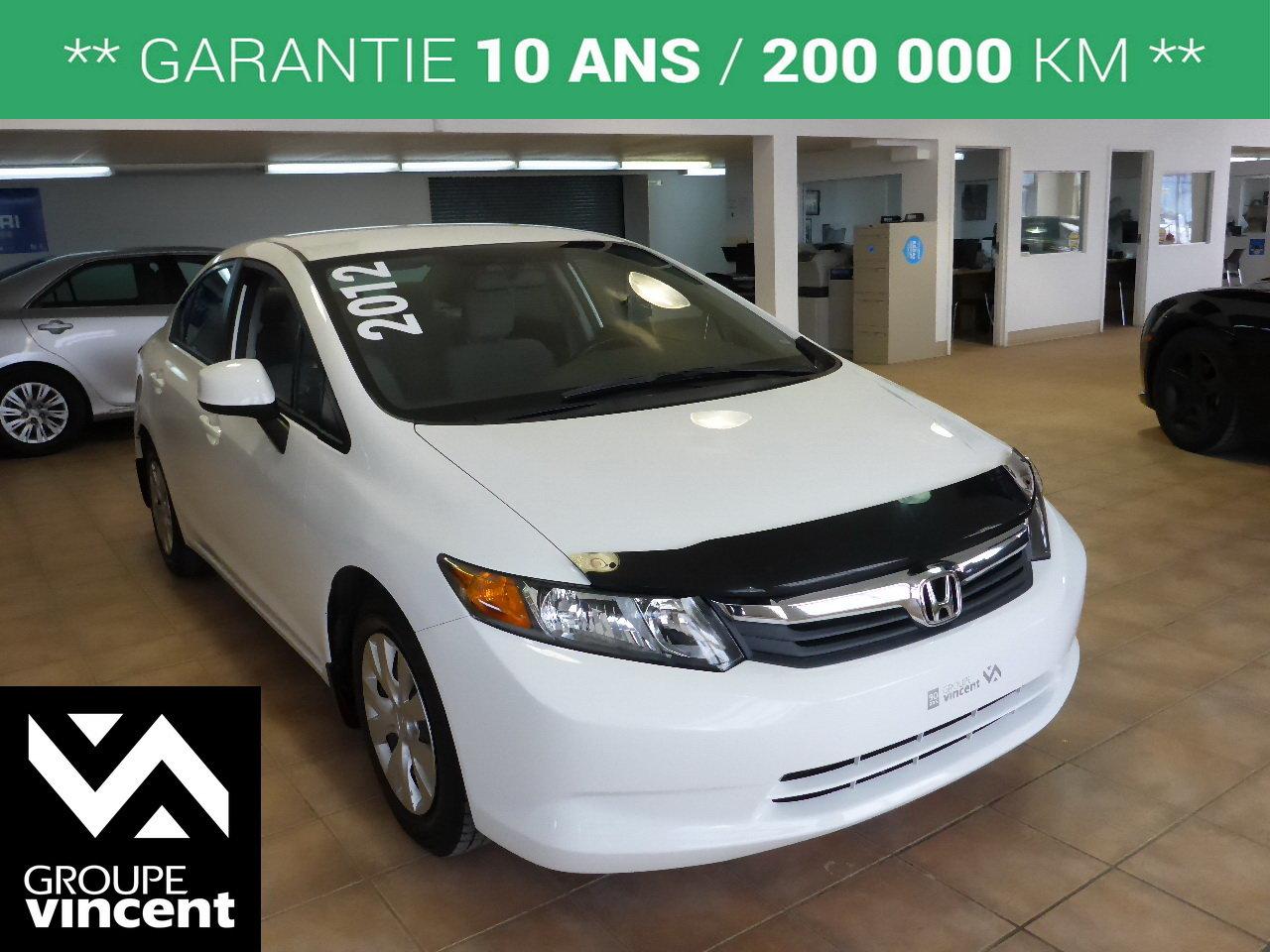 Used 2012 Honda Civic Lx A/c for sale in Shawinigan, QC