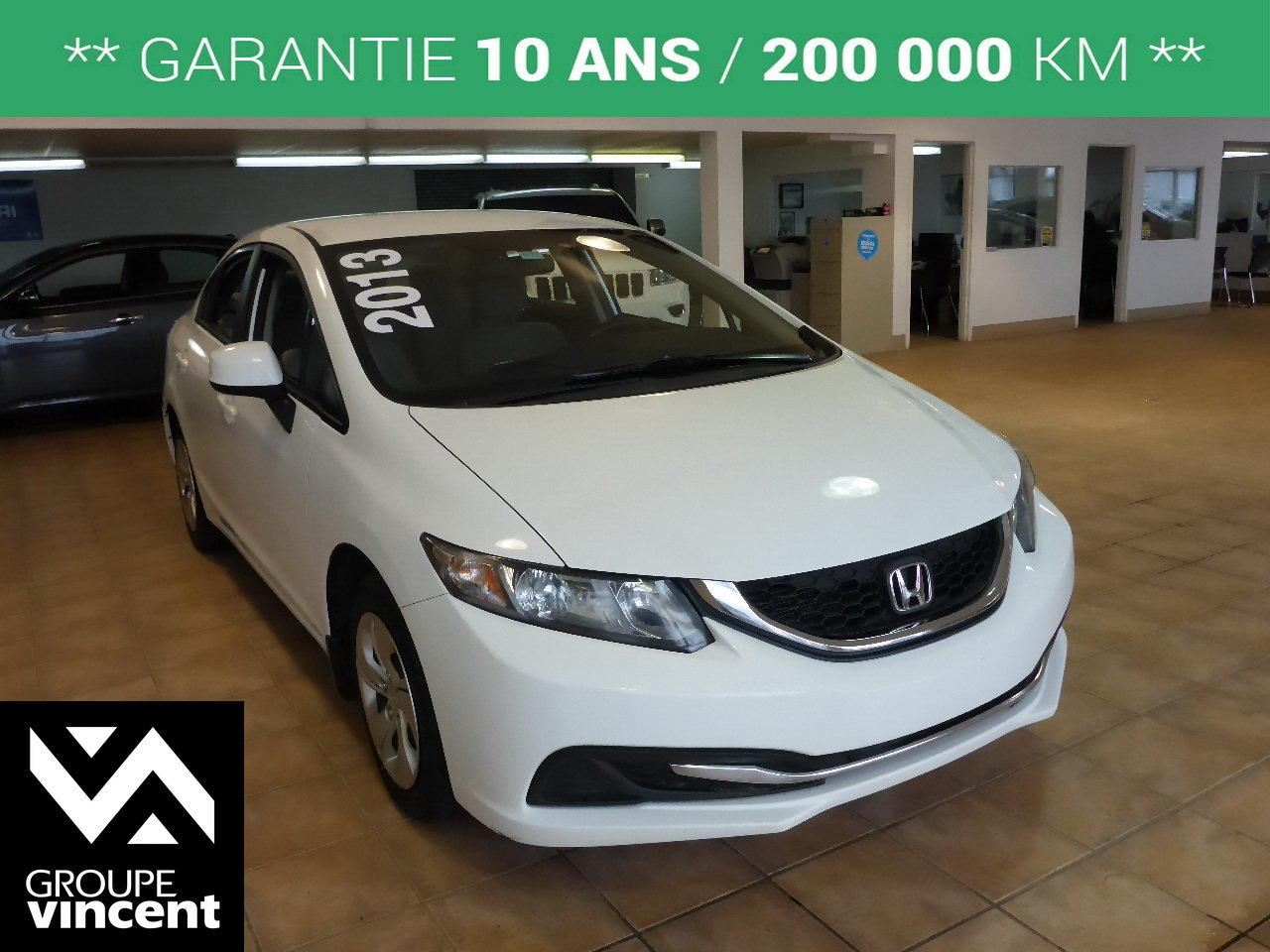 Used 2013 Honda Civic Lx A/c for sale in Shawinigan, QC