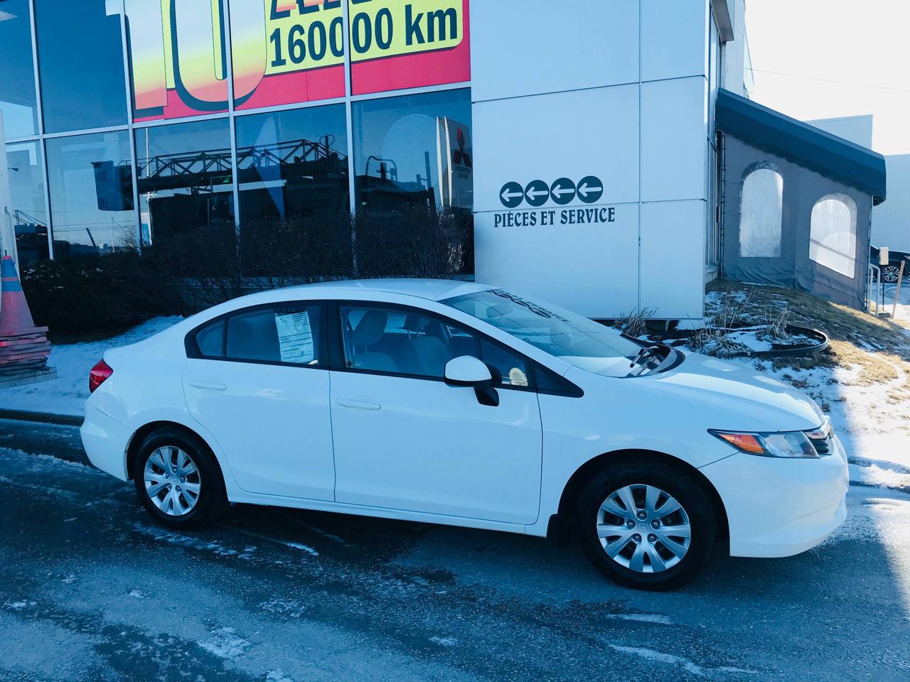 <a href=https://www.sherbrookemitsubishi.com/occasion/Honda-Civic-2012.html>https://www.sherbrookemitsubishi.com/occasion/Honda-Civic-2012.html</a>

**SEULEMENT 4,997$** Vitres Électriques, Commandes audio au volant, Système antipatinage à laccélération, Air climatisé, Verrouillage sans clé, Intérieur tissus, Cruise control, et bien plus... À Voir!!

**1-877-326-3049**

Rapport dhistorique Carproof disponible.

Ouvert le samedi de 10h à 16h. 

Pour une expérience dachat et un service des plus agréable cest Sherbrooke Mitsubishi, membre de lÉquipe Précision Auto. Visiter notre site web sherbrookemitsubishi.com ou equipeprecisionauto.ca pour voir tout notre inventaire de véhicules usagés. Plus de 100 véhicules usagés de toute marque au même endroit.

Situé en Estrie à Sherbrooke et Magog, près de Granby et Bromont.

Venez voir notre inventaire nous achetons et vendons des voitures doccasions de toutes marque.

Informez-vous auprès de nos conseillés qualifiés pour connaitre nos Programmes de Financement EN LIGNE Avantageux!

Frais administratif de 599$ pour la garantie 1 an incluse, Protection Plus Sherbrooke Mitsubishi.