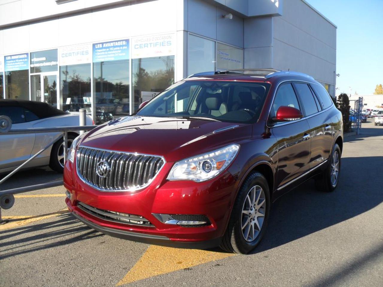 <a href=https://www.boisvertchevrolet.com/occasion/Buick-Enclave-2016.html>https://www.boisvertchevrolet.com/occasion/Buick-Enclave-2016.html</a>

AWD,DEMAREURE A DISTANCE,TOIT OUVRANT,MIROIR INTÉRIEUR ANTIEBLOUISSEMENT,CLIMATISATION TROIS ZONES,SIEGES AVANT CHAUFFANTS,REGULATEUR DE VITESSE,HAYON A COMMANDE ELECTRIQUE,RADAR DE STATIONNEMENT,COMMANDES INTÉGRÉES AU VOLANT,VOLANT CHAUFFANT,CAMERA ARRIERE,INTELLILINKAVEC ECRAN TACTILE