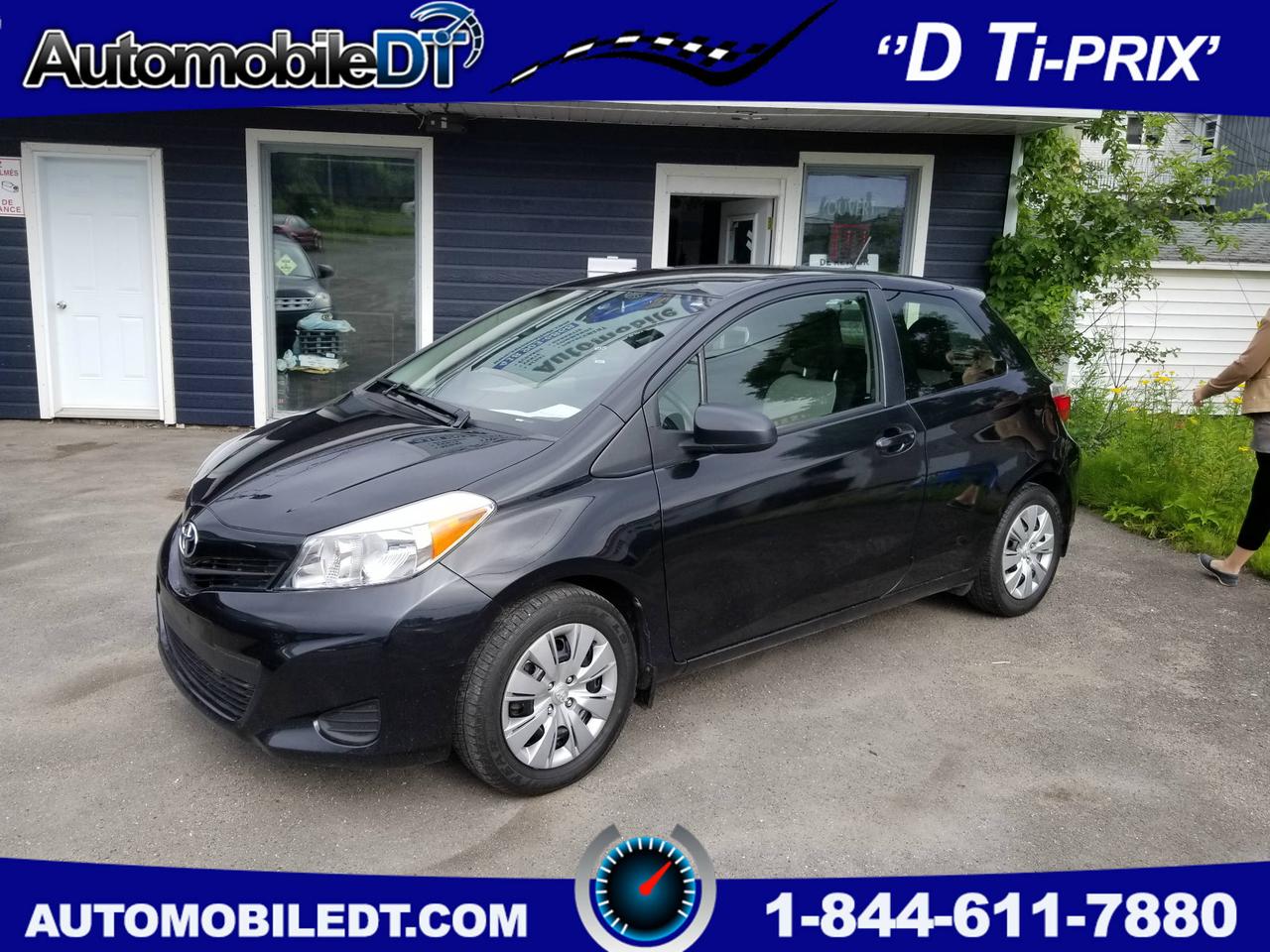 <a href=https://www.autoaubaine.com/Toyota-Yaris-c6865069.html>https://www.autoaubaine.com/Toyota-Yaris-c6865069.html</a>

Toyota Yaris Hatchback 2012 AUTOMATIQUE  avec A/C trop fiable et ultra économique 1.5L  Carrosserie très propre 9995$ SEULEMENT 50500KM WOW Mme 59ans! Chercher pas moins chère pour un Automatique avec se millage la!!!!
 
Garantie 1 mois/1700Km Groupes Motopropulseur! Possibilité dune garantie de 1 an 15000km sur groupes motopropulseur *Venez nous rencontrer!Plus de 30 véhicules à D Ti-prix, nous nous spécialisons dans les moins de 5 000$. Situé à cinq minutes du pont de Québec, 1767 boulevard Guillaume-Couture à Saint-Romuald,Qc G6W 3P3. Nous sommes reconnus pour notre services après vente IMPECCABLE.  Financement Facile avec taux avantageux!

Membre AMVOQ * 7 jours  1-855-886-3602 *418-903-6868 Pour voir notre inventaire AutomobileDT.com Chez Automobile DT Toujours D Ti-prix!!