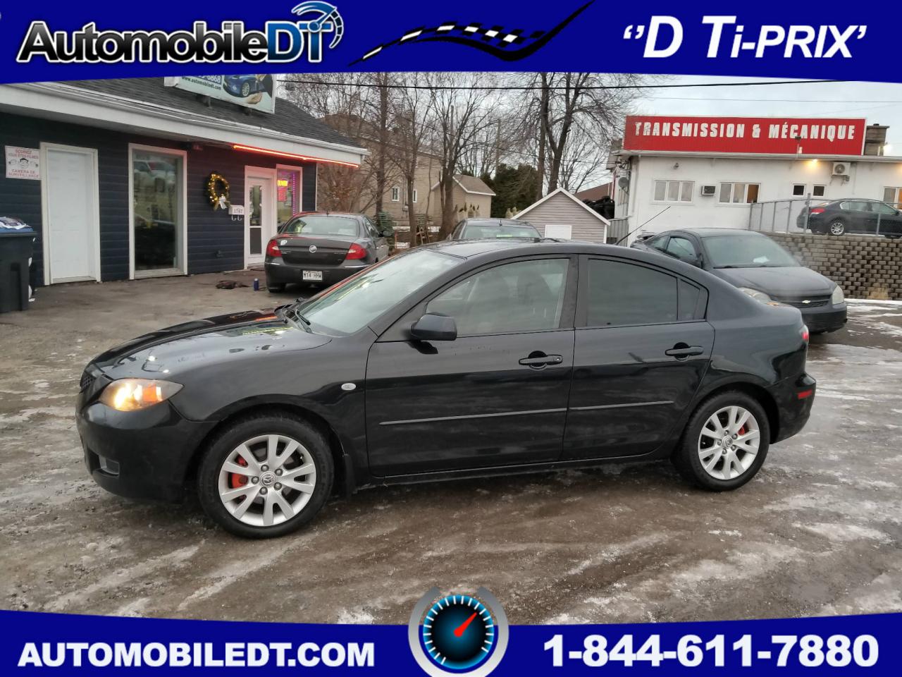 Used 2008 Mazda 3 GX+A/C+MAGS+GR.ELEC+BAS MILLEAGE+WOW! for sale in Lévis, QC
