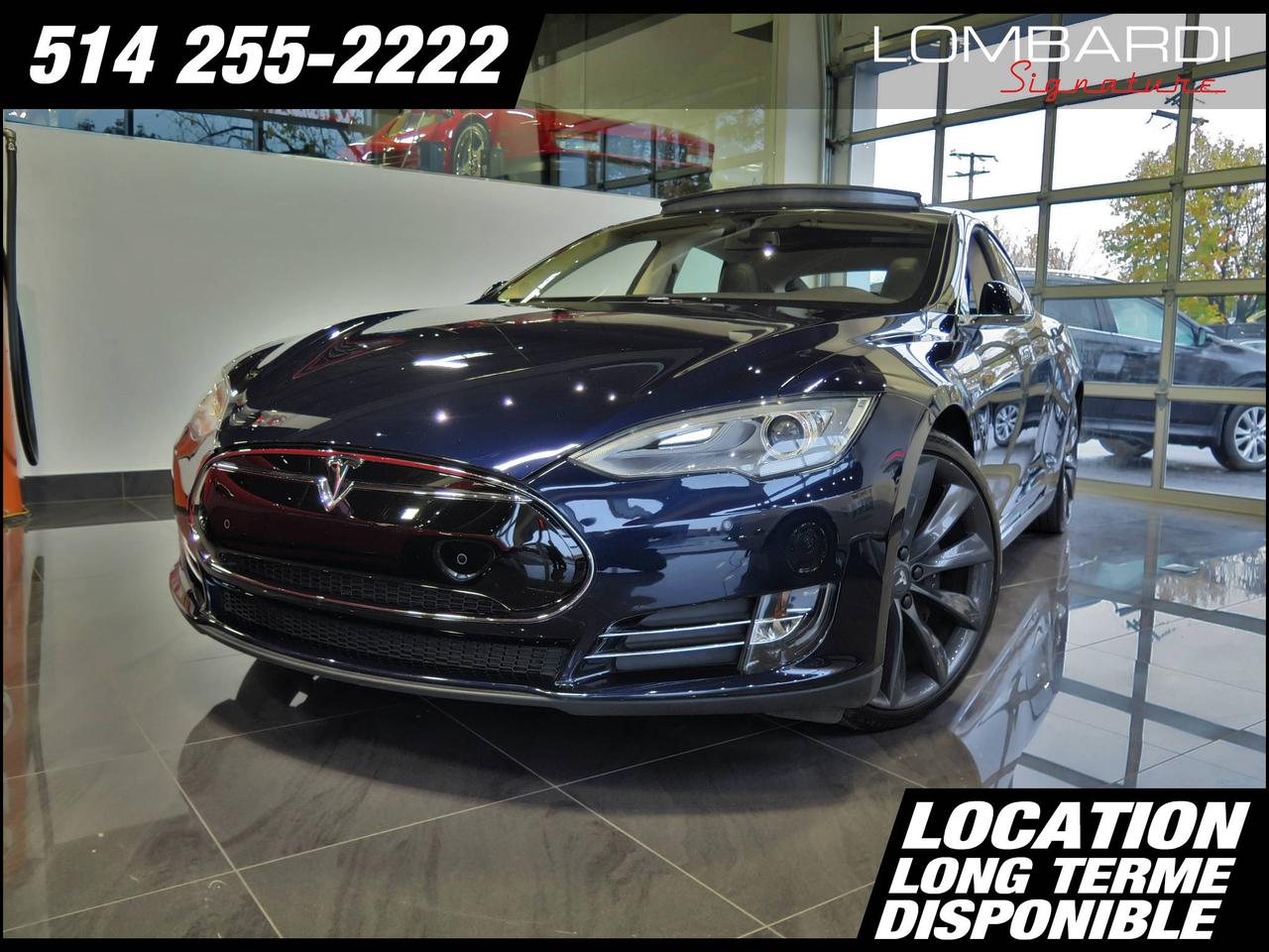 <a href=https://www.lombardisignature.com/occasion/Tesla-Model_S-2014.html>https://www.lombardisignature.com/occasion/Tesla-Model_S-2014.html</a>

VÉHICULE EN CONSIGNE.
SUR RDV SEULEMENT, APPELEZ LE 514 255-2222.

TESLA MODEL S 85 , AUTOMATIQUE, AIR CLIMATISÉ, PORTES ET VITRES ÉLECTRIQUES, RÉGULATEUR DE VITESSE, TOIT OUVRANT PANORAMIQUE, SIÈGES CHAUFFANTS, CAMÉRA DE RECUL, ECRAN TACTILE 17PO, SYSTÈME DE NAVIGATION GPS, ROUES 21 POET PLUS ENCORE.

Rapport Carproof disponible, véhicule entièrement inspecté et reconditionné, rapport disponible sur place.

1ère, 2e  chance au crédit. Livraison en moins de 24h. Nous livrons partout au Canada.

Ouvert 6 jours /5 soirs,  Lundi-Mercredi 10:00-18:00, Jeudi-Vendredi 10:00-20:00, Samedi 10:00-14:00. 

Vous voulez vendre votre véhicule ?  Nous lachèterons au meilleur prix.

Réservez un essai routier dès aujourdhui.
Visitez lombardisignature.com ou venez nous rencontrez sur place ou 7200 boul. Langelier, Montréal, QC H1S 2X6, Tél: ( 1) 514 255-2222 OU SANS FRAIS 1 855 781-7822.

Le prix ne comprend pas les taxes ou les frais de documentation détaillant.