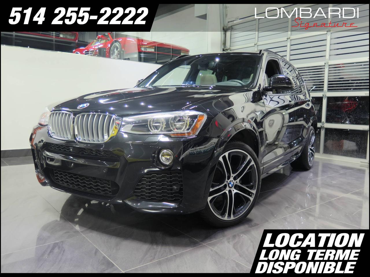 <a href=https://www.lombardisignature.com/occasion/BMW-X3-2015.html>https://www.lombardisignature.com/occasion/BMW-X3-2015.html</a>

BMW X3 XDRIVE 35i M PERFORMANCE ENTIÈREMENT ÉQUIPÉ, SOUS GARANTIE COMPLÈTE, ENTRETIEN RÉGULIER BMW GRATUIT 4 ANS/80 000 KM. COULEUR NOIR SAPHIR MÉTALLISÉE.
ENSEMBLE M PERFORMANCE. GROUPE EXECUTIF. GROUPE TECHNOLOGIE. GROUPE AMÉLIORÉ SUPÉRIEUR. GROUPE ECLAIRAGE. ROUES SPORT M DE 20 PO. VÉHICULE VÉRITABLEMENT ENTIÈREMENT ÉQUIPÉ! RARE SUR LE MARCHÉ.

SIÈGES ÉLECTRIQUES/ CHAUFFANTS, JANTES EN ALLIAGE 20 PO, SYSTÈME DE NAVIGATION GPS, DÉTECTEUR DANGLES MORTS, PALONNIERS DE CHANGEMENT DE VITESSES, CAMÉRA DE RECUL 360° CAMÉRA AVEC VUE PÉRIPHÉRIQUE, AFFICHEUR TÊTE HAUTE, SYSTÈME DE SON HARMAN/KARDON, ENTRÉE/DÉMARRAGE SANS CLEFS,  TOIT PANORAMIQUE, SÉLECTION MODE DE CONDUITE, DÉTECTEUR DE SORTIE DE VOIE ET AVERTISSEMENT DE COLLISION ET BIEN PLUS ENCORE!

-Rapport CARPROOF disponible.
-Véhicule entièrement INSPECTÉ et reconditionné.
- 1ère, 2e chance au crédit.
-Nous prenons vos ÉCHANGES, nous lachèterons au meilleur prix.
- Livraison en moins de 24h. 
- Nous livrons partout au Canada.
-Avec financement.
- Ouvert 6 jours/5 soirs,  Lundi-Mercredi 10:00-18:00, Jeudi-Vendredi 10:00-20:00, Samedi 10:00-14:00. 

Réservez un essai routier dès aujourdhui.
Visitez www.lombardisignature.com ou venez nous rencontrer sur place ou 7200 boul. Langelier, Montréal, QC, H1S 2X6. Tél: (1) 514 255-2222 OU SANS FRAIS 1 855 781-7822.
Le prix ne comprend pas les taxes ou les frais de documentation détaillant.