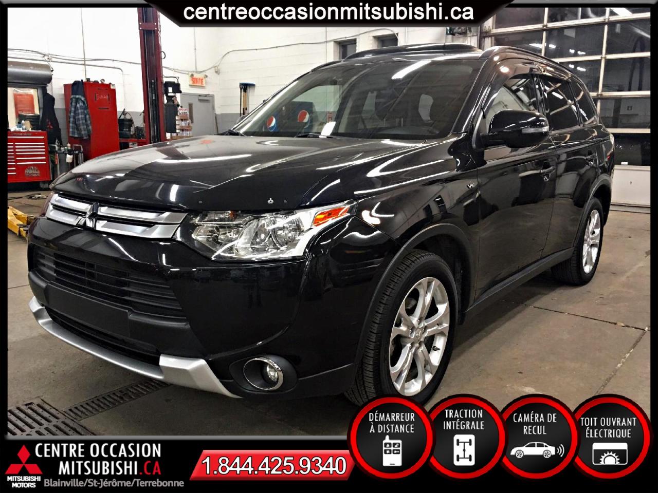 Used 2015 Mitsubishi Outlander 4X4 SE GT TOURING V6 TOIT/CAM RECUL/3500 for sale in Terrebonne, QC