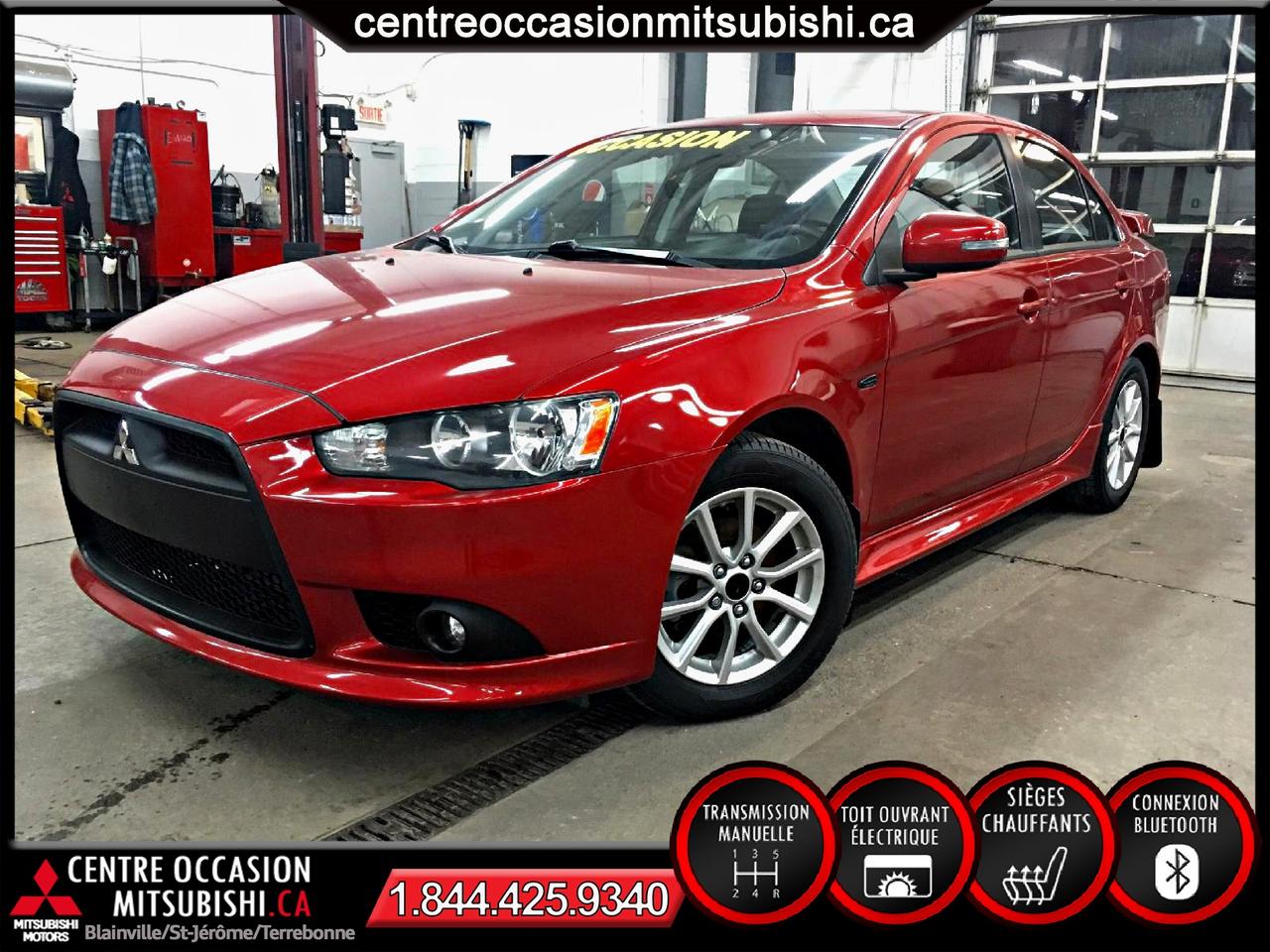 Used 2015 Mitsubishi Lancer SE LIMITED MAGS/TOIT/AILERON/BLUETOOTH 4 for sale in Terrebonne, QC