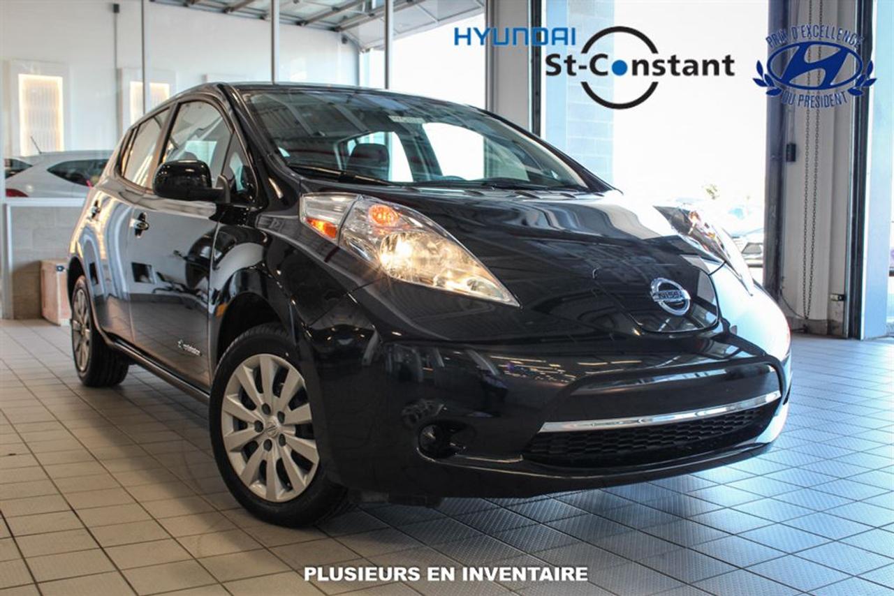 <a href=https://www.hyundaistconstant.com/occasion/Nissan-Leaf-2015.html>https://www.hyundaistconstant.com/occasion/Nissan-Leaf-2015.html</a>

PLUSIEURS CHOIX DE COULEURS ET DANNÉES, APPELEZ NOUS POUR RÉSERVER LA VOTRE DÈES MAINTENANT !!!    -- RABAIS GOUVERNEMENTAL DE 4 000$ TX IN POUR UN VEHICULE DOCCASION ELECTRIQUE DEJA APPLIQUER  -- GARANTIE 3 ANS/60000KM INCLUS  -- JAMAIS ACCIDENTE  -- BAS KILOMETRAGE   -- CAMERA DE RECUL  -- SYSTEME DASSISTANCE AU STATIONNEMENT / CAPTEUR DE MOUVEMENT  -- SYSTEME MAIN LIBRE ( BLUETOOTH ) + USB, AUXILIAIRE  -- SIEGES CHAUFFANTS AVANT/ARRIERE  -- VOLANT CHAUFFANT  -- AIR CLIMATISE ( A/C )  -- VITRES ELECTRIQUES  -- MIROIRS ELECTRIQUES  -- REGULATEUR DE VITESSE    -- ETAT DE LA BATTERIE 12/12  -- TRACTION AVANT  -- FINANCEMENT DISPONIBLE  *** LA FONCTION CARWING NE FONCTIONNE PAS SUR NOS UNITÉS ****  *** OUVERT DU LUNDI AU SAMEDI ***  *** Frais de 399$ sapplique ***  *** Le prix indiqué est conditionnel au financement, minimum 6 mois ***    MANY CHOICES OF COLORS AND YEARS, GIVE US A CALL NOW TO RESERVE YOURS    -- GOVERNMENT DISCOUNT OF $4,000 TX IN FOR A USED ELECTRIC CAR APPLIED  -- 3 YEARS / 60000KM WARRANTY INCLUDED  -- ACCIDENT FREE  -- LOW MILEAGE   -- BACK UP CAMERA  -- PARKING ASSISTANCE SYSTEM / MOVEMENT SENSOR  -- SYSTEM HANDS FREE ( BLUETOOTH) + USB AND AUXILIARY  -- HEATED SEATS FRONT/REAR  -- HEATED STEERING WHEEL  -- AIR CONDITIONING ( A/C )  -- ELECTRIC WINDOWS  -- ELECTRIC MIRRORS  -- CRUISE CONTROL    -- STATUS OF THE BATTERY 12/12  -- FRONT-WHEEL DRIVE  -- FINANCING AVAILABLE  *** THE CARWING FUNCTION DOES NOT WORK ON OUR UNITS ***  *** OPEN MONDAY TO SATURDAY ***  ***Fees of 399$ apply***  *** The price indicated is conditional on the financing, minimum 6 months ***    * Nous avons le plus grand inventaire Hyundai doccasion en Montérégie. Nous sommes ouverts du Lundi au Vendredi de 9h a 21H et le Samedi de 10h a 16h.    We have the largest used Hyundai inventory in Montérégie. We are open from Monday to Friday from 9am to 9pm and Saturday from 10am to 4pm.