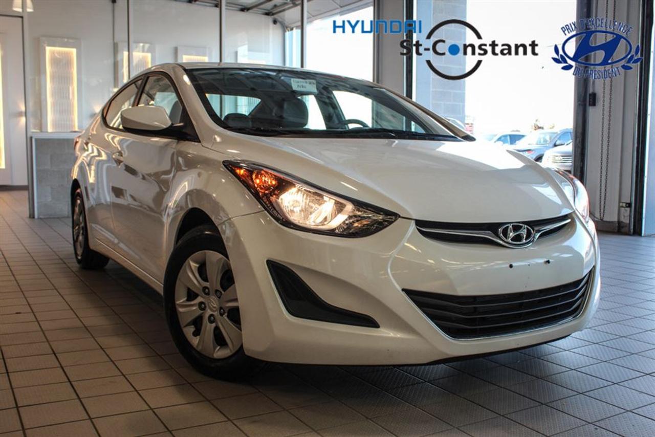 <a href=https://www.hyundaistconstant.com/occasion/Hyundai-Elantra-2016.html>https://www.hyundaistconstant.com/occasion/Hyundai-Elantra-2016.html</a>

-- BAS KILOMETRAGE !!!  -- JAMAIS ACCIDENTEE  -- 1 SEUL PROPRIETAIRE  -- RADIO AM/FM + AUXILIAIRE + USB  -- AIR CLIMATISE ( A/C )  -- VITRES ELECTRIQUES  -- MIROIR ELECTRIQUE  -- MOTEUR 1.8L  -- TRACTION AVANT  -- FINANCEMENT DISPONIBLE  *** OUVERT DU LUNDI AU SAMEDI ***  ***Frais de 399$ sapplique***  *** Le prix indiqué est conditionnel au financement, minimum 6 mois ***  -- LOW MILEAGE !!!  -- NEVER ACCIDENT  -- 1 OWNER  -- AM/FM + AUXILIARY + USB RADIO  -- AIR CONDITIONING ( A/C )  -- ELECTRIC WINDOWS  -- ELECTRIC MIRROR  -- 1.8L ENGINE  -- FRONT WHEEL DRIVE  -- FINANCING AVAILABLE  *** OPEN MONDAY TO SATURDAY ***  ***Fees of 399$ apply***  *** The price indicated is conditional on the financing, minimum 6 months ***  * Nous avons le plus grand inventaire Hyundai doccasion en Montérégie. Nous sommes ouverts du Lundi au Vendredi de 9h a 21H et le Samedi de 10h a 16h.  We have the largest used Hyundai inventory in Montérégie. We are open from Monday to Friday from 9am to 9pm and Saturday from 10am to 4pm.