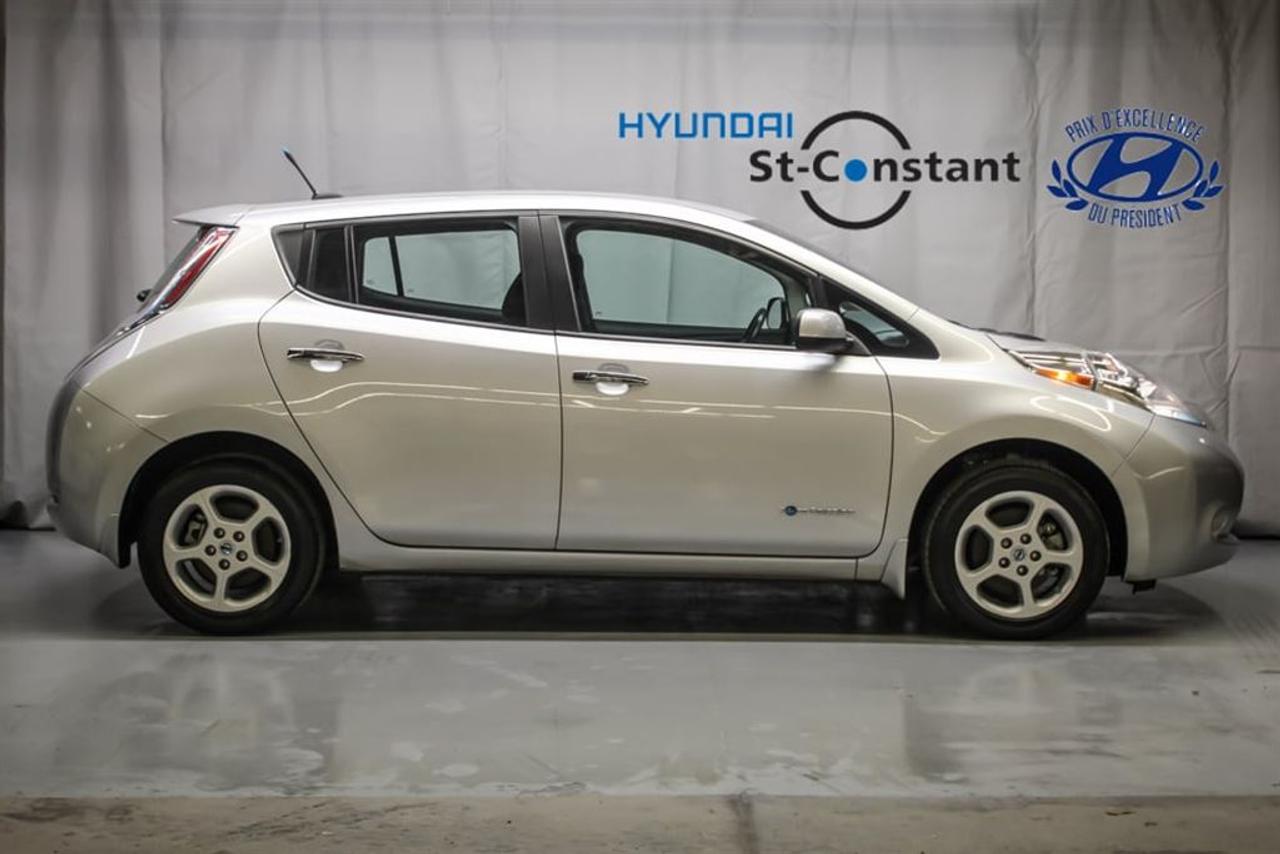 <a href=https://www.hyundaistconstant.com/occasion/Nissan-Leaf-2014.html>https://www.hyundaistconstant.com/occasion/Nissan-Leaf-2014.html</a>

PLUSIEURS CHOIX DE COULEURS ET DANNÉES, APPELEZ NOUS POUR RÉSERVER LA VOTRE DÈES MAINTENANT   -- RABAIS GOUVERNEMENTAL DE 4 000$ TX IN POUR UN VEHICULE DOCCASION ELECTRIQUE DEJA APPLIQUER  -- GARANTIE 3 ANS/60000KM INCLUS  -- JAMAIS ACCIDENTE  -- BAS KILOMETRAGE   -- SYSTEME DE NAVIGATION ( GPS )  -- CAMERA DE RECUL  -- SYSTEME DASSISTANCE AU STATIONNEMENT / CAPTEUR DE MOUVEMENT  -- SYSTEME MAIN LIBRE ( BLUETOOTH ) + USB, AUXILIAIRE  -- SIEGES CHAUFFANTS AVANT/ARRIERE  -- VOLANT CHAUFFANT  -- AIR CLIMATISE ( A/C )  -- VITRES ELECTRIQUES  -- MIROIRS ELECTRIQUES  -- REGULATEUR DE VITESSE  -- ETAT DE LA BATTERIE 12/12  -- MAG 16  -- TRACTION AVANT  -- FINANCEMENT DISPONIBLE  *** LA FONCTION CARWING NE FONCTIONNE PAS SUR NOS UNITÉS ****  *** OUVERT DU LUNDI AU SAMEDI ***  *** Frais de 399$ sapplique ***  *** Le prix indiqué est conditionnel au financement, minimum 6 mois ***  MANY CHOICES OF COLORS AND YEARS, GIVE US A CALL NOW TO RESERVE YOURS  -- GOVERNMENT DISCOUNT OF $4,000 TX IN FOR A USED ELECTRIC CAR APPLIED  -- 3 YEARS / 60000KM WARRANTY INCLUDED  -- ACCIDENT FREE  -- LOW MILEAGE   -- NAVIGATION SYSTEM ( GPS )  -- BACK UP CAMERA  -- PARKING ASSISTANCE SYSTEM / MOVEMENT SENSOR  -- SYSTEM HANDS FREE ( BLUETOOTH) + USB AND AUXILIARY  -- HEATED SEATS FRONT/REAR  -- HEATED STEERING WHEEL  -- AIR CONDITIONING ( A/C )  -- ELECTRIC WINDOWS  -- ELECTRIC MIRRORS  -- CRUISE CONTROL  -- STATUS OF THE BATTERY 12/12  -- MAG 16  -- FRONT-WHEEL DRIVE  -- FINANCING AVAILABLE  *** THE CARWING FUNCTION DOES NOT WORK ON OUR UNITS ***  *** OPEN MONDAY TO SATURDAY ***  *** Fees of 399$ apply ***  *** The price indicated is conditional on the financing, minimum 6 months ***  * Nous avons le plus grand inventaire Hyundai doccasion en Montérégie. Nous sommes ouverts du Lundi au Vendredi de 9h a 21H et le Samedi de 10h a 16h.  We have the largest used Hyundai inventory in Montérégie. We are open from Monday to Friday from 9am to 9pm and Saturday from 10am to 4pm.