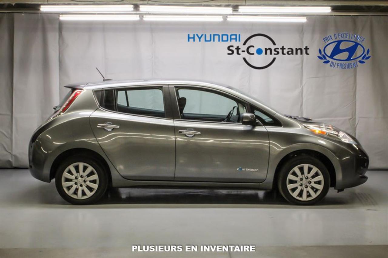 <a href=https://www.hyundaistconstant.com/occasion/Nissan-Leaf-2014.html>https://www.hyundaistconstant.com/occasion/Nissan-Leaf-2014.html</a>

PLUSIEURS CHOIX DE COULEURS ET DANNÉES, APPELEZ NOUS POUR RÉSERVER LA VOTRE DÈES MAINTENANT !!!        -- RABAIS GOUVERNEMENTAL DE 4 000$ TX IN POUR UN VEHICULE DOCCASION ELECTRIQUE DEJA APPLIQUER    -- GARANTIE 3 ANS/60000KM INCLUS    -- JAMAIS ACCIDENTE    -- 1 SEUL PROPRIETAIRE    -- BAS KILOMETRAGE     -- PRISE POUR LA CHARGE RAPIDE (QUICK CHARGE)    -- SYSTEME DE NAVIGATION ( GPS )    -- CAMERA DE RECUL    -- SYSTEME MAIN LIBRE ( BLUETOOTH ) + USB, AUXILIAIRE    -- SIEGES CHAUFFANTS AVANT/ARRIERE    -- VOLANT CHAUFFANT    -- AIR CLIMATISE ( A/C )    -- VITRES ELECTRIQUES    -- MIROIRS ELECTRIQUES    -- REGULATEUR DE VITESSE        -- ETAT DE LA BATTERIE 11/12    -- TRACTION AVANT    -- FINANCEMENT DISPONIBLE    *** LA FONCTION CARWING NE FONCTIONNE PAS SUR NOS UNITÉS ****    *** OUVERT DU LUNDI AU SAMEDI ***    *** Frais de 399$ sapplique ***    *** Le prix indiqué est conditionnel au financement, minimum 6 mois ***      MANY CHOICES OF COLORS AND YEARS, GIVE US A CALL NOW TO RESERVE YOURS        -- GOVERNMENT DISCOUNT OF $4,000 TX IN FOR A USED ELECTRIC CAR APPLIED    -- 3 YEARS / 60000KM WARRANTY INCLUDED    -- ACCIDENT FREE    -- 1 OWNER    -- LOW MILEAGE     -- QUICK CHARGE OUTLET    -- NAVIGATION SYSTEM ( GPS )    -- BACK UP CAMERA    -- SYSTEM HANDS FREE ( BLUETOOTH) + USB AND AUXILIARY    -- HEATED SEATS FRONT/REAR    -- HEATED STEERING WHEEL    -- AIR CONDITIONING ( A/C )    -- ELECTRIC WINDOWS    -- ELECTRIC MIRRORS    -- CRUISE CONTROL        -- STATUS OF THE BATTERY 11/12    -- MAG 16    -- FRONT-WHEEL DRIVE    -- FINANCING AVAILABLE    *** THE CARWING FUNCTION DOES NOT WORK ON OUR UNITS ***    *** OPEN MONDAY TO SATURDAY ***    ***Fees of 399$ apply***    *** The price indicated is conditional on the financing, minimum 6 months ***      * Nous avons le plus grand inventaire Hyundai doccasion en Montérégie. Nous sommes ouverts du Lundi au Vendredi de 9h a 21H et le Samedi de 10h a 16h.        We have the largest used Hyundai inventory in Montérégie. We are open from Monday to Friday from 9am to 9pm and Saturday from 10am to 4pm.