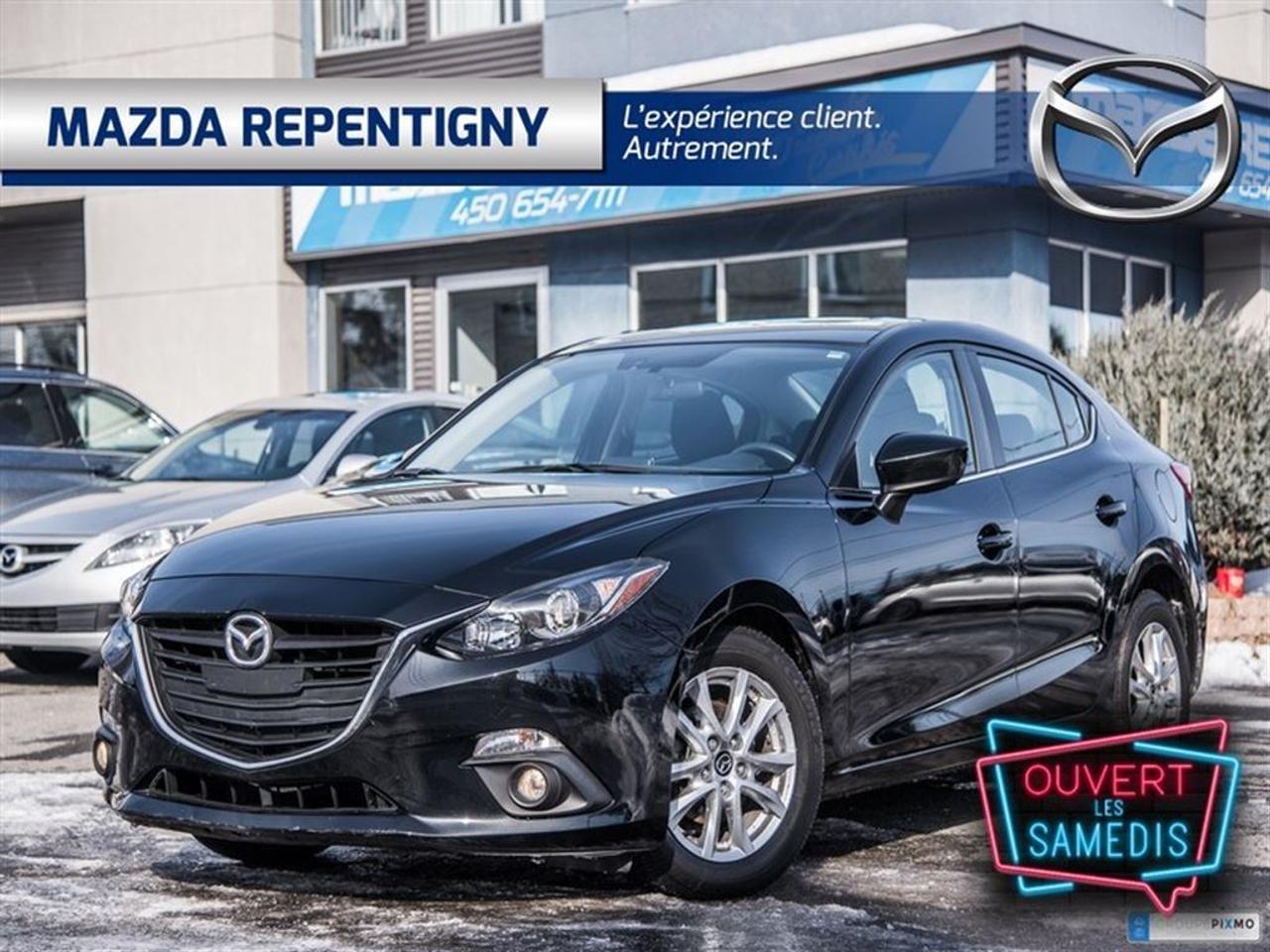 <a href=https://www.mazdarepentigny.com/occasion/Mazda-3-2015.html>https://www.mazdarepentigny.com/occasion/Mazda-3-2015.html</a>

Bluetooth+toit ouvrant+sièges chauffants+régulateur de vitesse+air climatisé+phares automatiques+essuie glace détecteur de pluie+mags et beaucoup plus a qui la chance !!!    MAINTENANT OUVERT LE SAMEDI !!! Mazda Repentigny: Votre concessionnaire de choix pour un véhicule neuf ou doccasion. Financement à partir de 0% pour un véhicule doccasion certifié. Financement 1-2-3e chance au crédit disponible. Meilleurs taux de lindustrie.     Venez voir pourquoi nous sommes votre référence automobile.     Faites un essai routier dès aujourdhui de votre prochain véhicule acheté chez Mazda Repentigny