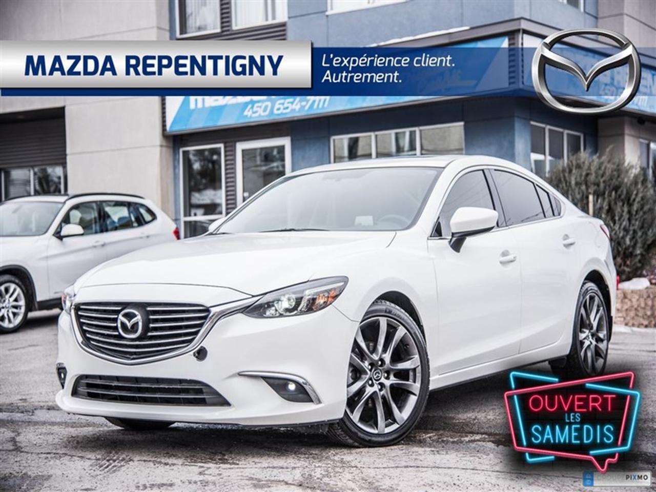<a href=https://www.mazdarepentigny.com/occasion/Mazda-6-2016.html>https://www.mazdarepentigny.com/occasion/Mazda-6-2016.html</a>

navigation+camera recule+toit ouvrant+cuir+bluetooth+sièges chauffants+régulateur de vitesse+climatisation 2 zones+siège électrique+phares automatique+essuie glace détecteur de pluie+mags et plus a qui la chance !!!    MAINTENANT OUVERT LE SAMEDI !!!Mazda Repentigny: Votre concessionnaire de choix pour un véhicule neuf ou doccasion. Financement à partir de 0% pour un véhicule doccasion certifié. Financement 1-2-3e chance au crédit disponible. Meilleurs taux de lindustrie.   Venez voir pourquoi nous sommes votre référence automobile.     Faites un essai routier dès aujourdhui de votre prochain véhicule acheté chez Mazda Repentigny
