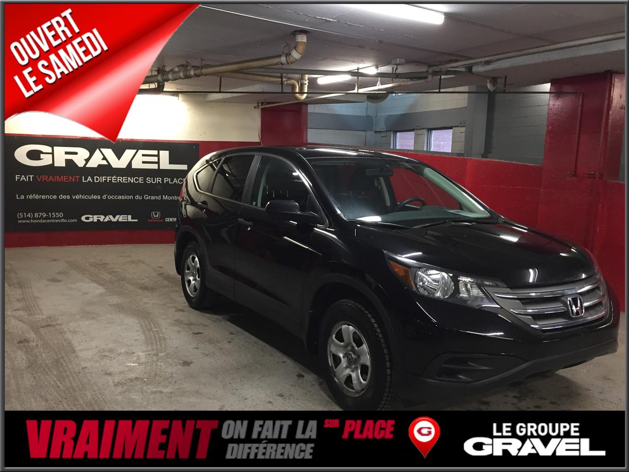 <a href=https://www.gravelhondacentreville.com/occasion/Honda-CRV-2014.html>https://www.gravelhondacentreville.com/occasion/Honda-CRV-2014.html</a>

un seul propriétaire! CAMERA DE RECULE - BLUETOOTH - SIÈGE CHAUFFANT LECTEUR CD - CONTRÔLE AUDIO AU VOLANT - VITRE ÉLECTRIQUE - PORTE ÉLECTRIQUE - MIROIR ÉLECTRIQUE ET CHAUFFANT - VITRE TEINTÉ *** nous avons la solution pour vous « 1ère, 2e, 3e & 4e chance au crédit, 100 % approuvé » vous vendez votre véhicule ? Nous payons le maximum pour votre véhicule déchange, même si vous nachetez pas chez nous « Évaluation gratuite & Rapide » Gravel Honda Centre-Ville est situé au 1124 rue de Bleury à Montréal « Lundi au vendredi de 9:00 à 21:00 et le samedi de 10:00 à 16:00 » pour consulter notre inventaire complet « www.gravelhondacentreville.com » ********************************************************************************** Only one owner ! A/C - BACKUP CAMERA - BLUETOOTH - HEATED SEAT - AUX PORT - POWER WINDOWS - POWER DOORLOCK - MIROIR ÉLECTRIQUE AND HEATHED - TINTED WINDOW *** Get de best pre-owned vehiclE at the best Price! All our vehicles are inspected in 104 points by our certified techniciens. Additionally, you will get vehicle maintenances histories and the Carproof report for free. Problem with your credit ? We have the solution « 1st, 2nd, 3rd & 4th chance of credit, 100 % approved » Selling your vehicle? We pay the maximum for your exchange vehicle, even if you do not buy from us « Free Evaluation » Gravel Honda Center-Ville is located at 1124 rue de Bleury in Montreal « Monday to Friday from 9:00 to 21:00 and Saturday from 10:00 to 16:00 » To view our complete inventory www.gravelhondacentreville.com