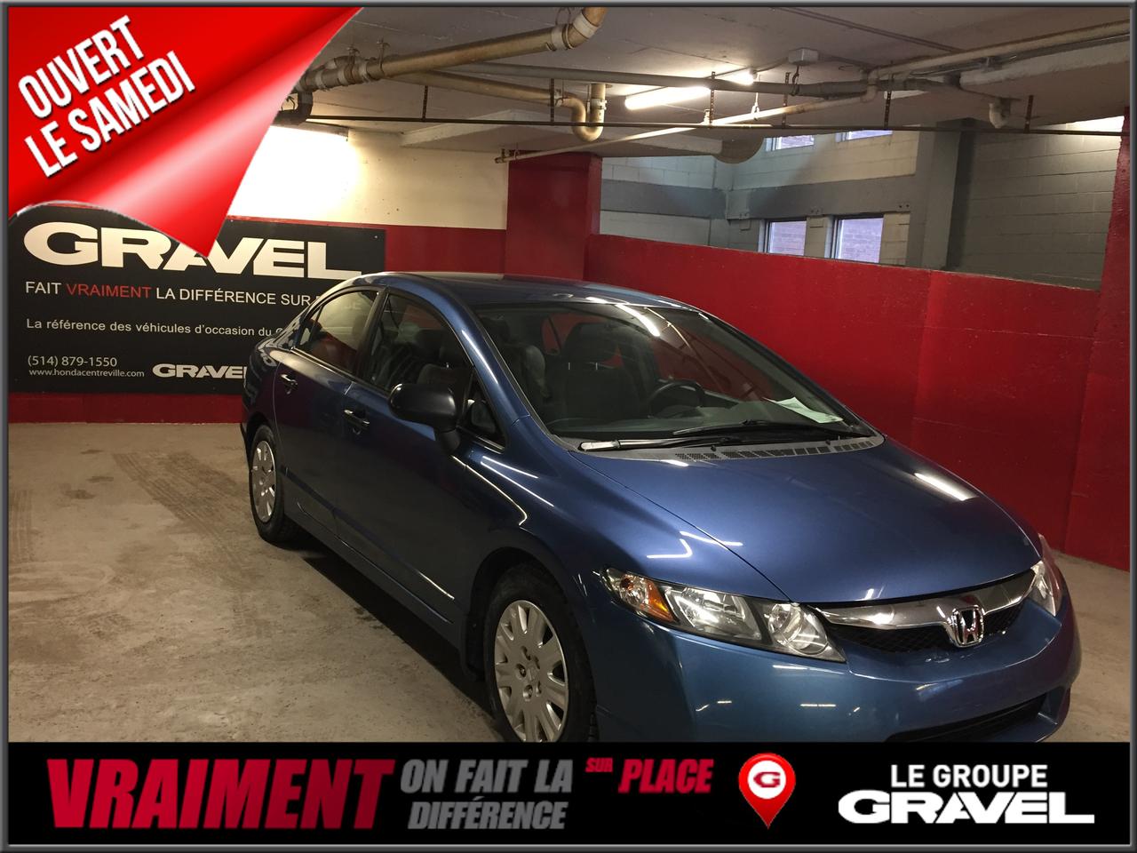 <a href=https://www.gravelhondacentreville.com/occasion/Honda-Civic-2009.html>https://www.gravelhondacentreville.com/occasion/Honda-Civic-2009.html</a>

Jamais accidenté! AILERON - VITRE ÉLECTRIQUE - PORTE ÉLECTRIQUE - LECTEUR CD - MIRROIR ÉLECTRIQUE *** nous avons la solution pour vous « 1ère, 2e, 3e & 4e chance au crédit, 100 % approuvé » vous vendez votre véhicule ? Nous payons le maximum pour votre véhicule déchange, même si vous nachetez pas chez nous « Évaluation gratuite & Rapide » Gravel Honda Centre-Ville est situé au 1124 rue de Bleury à Montréal « Lundi au vendredi de 9:00 à 21:00 et le samedi de 10:00 à 16:00 » pour consulter notre inventaire complet « www.gravelhondacentreville.com » ********************************************************************************** Never been accidented! AUX PORT - ELECTRIC GLASS - ELECTRIC DOOR - CD PLAYER - POWER MIRROIR *** Get de best pre-owned vehiclE at the best Price! All our vehicles are inspected in 104 points by our certified techniciens. Additionally, you will get vehicle maintenances histories and the Carproof report for free. Problem with your credit ? We have the solution « 1st, 2nd, 3rd & 4th chance of credit, 100 % approved » Selling your vehicle? We pay the maximum for your exchange vehicle, even if you do not buy from us « Free Evaluation » Gravel Honda Center-Ville is located at 1124 rue de Bleury in Montreal « Monday to Friday from 9:00 to 21:00 and Saturday from 10:00 to 16:00 » To view our complete inventory www.gravelhondacentreville.com