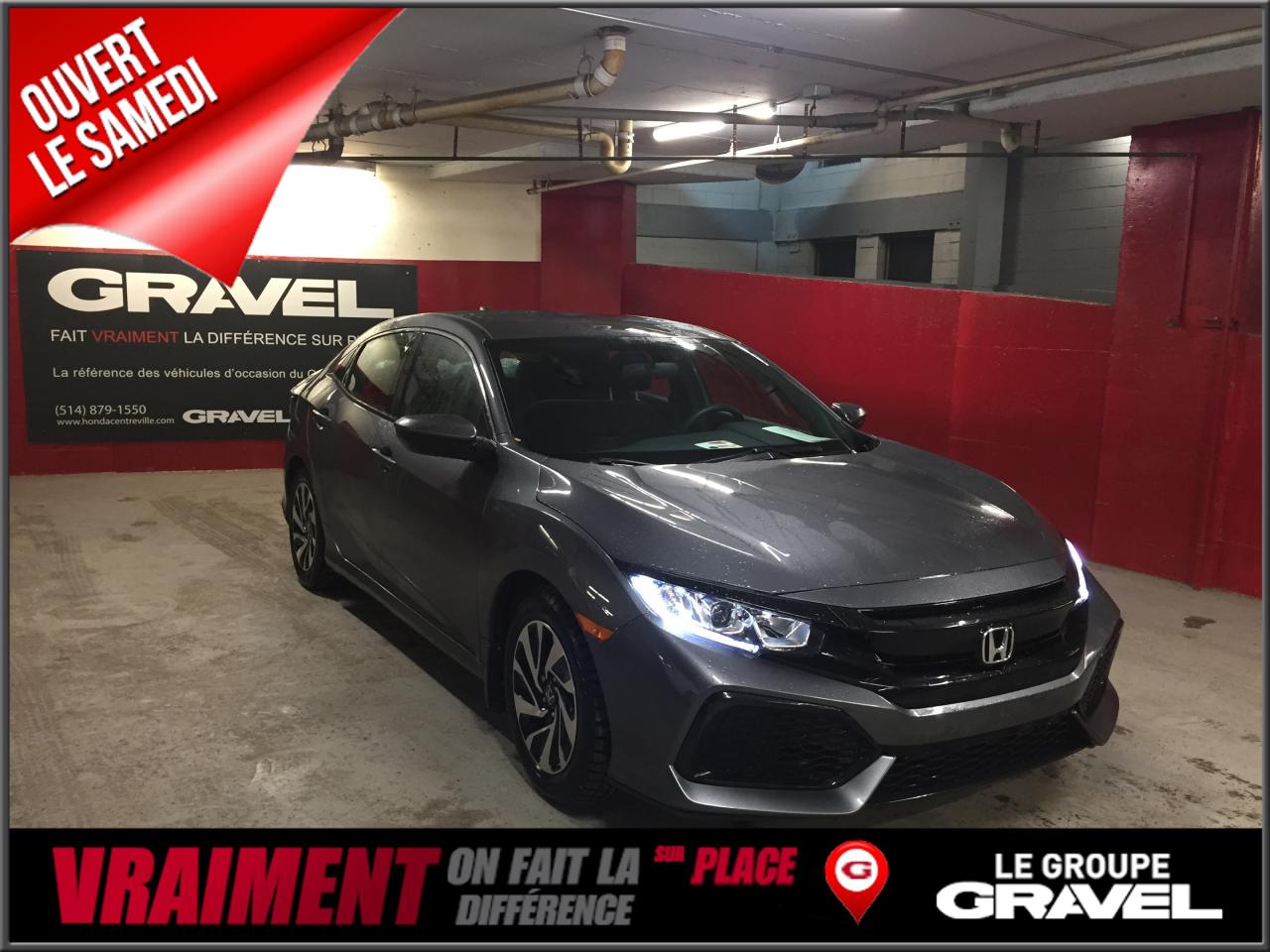 Used 2017 Honda Civic Lx - Hatch Back for sale in Montréal, QC
