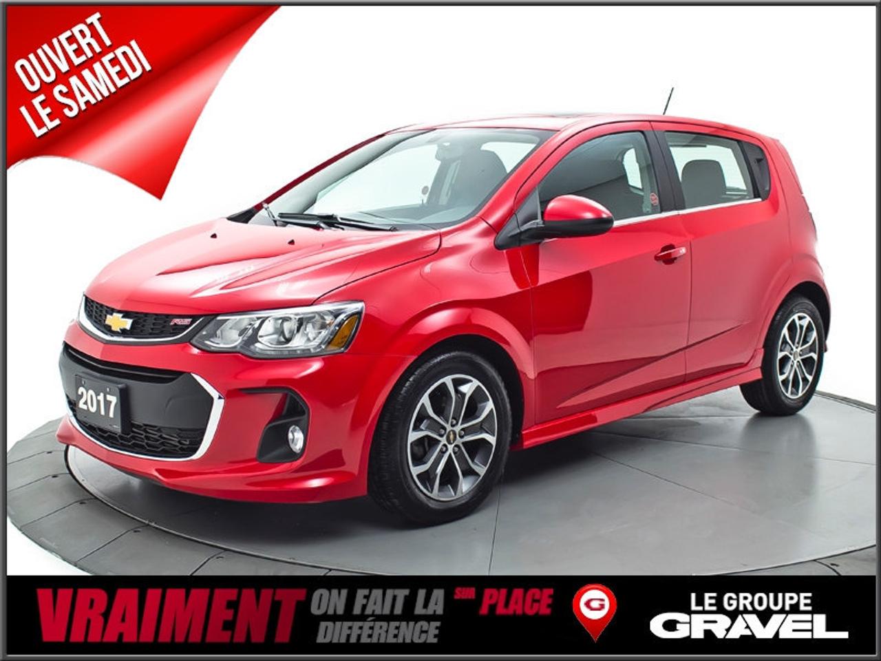 <a href=https://www.gravelauto-decarie.com/occasion/Chevrolet-Sonic-2017.html>https://www.gravelauto-decarie.com/occasion/Chevrolet-Sonic-2017.html</a>

Jamais Accidenté ! RÉGULATEUR DE VITESSE - SIÈGE CHAUFFANT - BLUETOOTH - DÉMARREUR A DISTANCE - MAG - CAMERA DE RECUL - APPLE CAR PLAY & ANDROID AUTO - TOIT OUVRANT - RS PACKAGE - Condition générale exceptionnelle et l`inspection certifiée de GM est complétée. 2e ET 3e CHANCE AU CRÉDIT SUR PLACE... Bienvenue au nouveau arrivant au Canada (PROGRAMME BANQUAIRE SPÉCIAL POUR CONSTRUIRE VOTRE CRÉDIT) Salle dexposition intérieure ! Ouvert le samedi de 10h / 16h. Véhicules doccasion certifiés en 150 points mécanique et esthétique.On ne lésine pas avec la sécurité ! Les techniciens chevronnés de Gravel Décarie Chevrolet Buick GMC Cadillac Corvette vous remettent un rapport dinspection détaillé et un rapport CARPROOF sans frais supplémentaire! Service de limousine gratuit ! Nous faisons vraiment la différence sur place, venez nous mettre au défi. www.gravelauto.com .     Gravel Décarie Chevrolet Buick GMC Cadillac Corvette na quun seul but, celui de donner le meilleur service après-vente et les meilleurs prix. Les employés dévoués de chez Gravel Décarie sont dune transparence exceptionnelle et vous font la promesse de vous faire vivre une expérience dachat excitante. Venez nous mettre au défi chez Gravel Décarie Chevrolet Buick GMC Cadillac Corvette . Tous nos véhicules neufs et usagés sont stationnés dans une salle de montre et garage intérieurs.Venez constater par vous-même la qualité de tous nos véhicules d`occasion. LE GROUPE GRAVEL, DEPUIS 1952? Pour un service sans limites! www.gravelauto.com .    Nous répondons aux demandes dinformations par courriel 7/7 jours. Livraison partout au Québec!            Never been accidented! BLUETOOTH - CRUISE CONTROLE - MAGS WHEELS - HEATED SEATS - A/C - SUNROOF - RS PACKAGE - REMOTE STARTER - Great overall condition and certified GM inspection completed. 2nd and 3rd chance credit available. Dealership with an indoor showroom open on Saturdays from 10am to 4pm. Certified used vehicles with 125 point mechanical inspections. We are all about safety! Experienced technicians from Gravel Décarie Chevrolet Buick GMC Cadillac Corvettewill provide you with a detailed inspection report and carproof at no extra cost! Free limo service! The staff at Gravel Décarie Chevrolet Buick GMC Cadillac Corvette really makes a difference in house, so check us out online www.gravelauto.com    Gravel Décarie Chevrolet Buick GMC Cadillac Corvette has one main goal : to give the best customer service with the best prices. Our dedicated sales team at Gravel Décarie Chevrolet Buick GMC Cadillac Corvette will make your car shopping experience a dream. Come see us at Gravel Décarie Chevrolet Buick GMC Cadillac Corvette. All our new and used vehicles are in our indoor showroom so come see for yourself the quality of service we can offer! Le Groupe Gravel, in business since 1952....For a service with no limits: www.gravelauto.com    We will respond to your questions 7/7 days. Vehicles can be delivered anywhere in Quebec