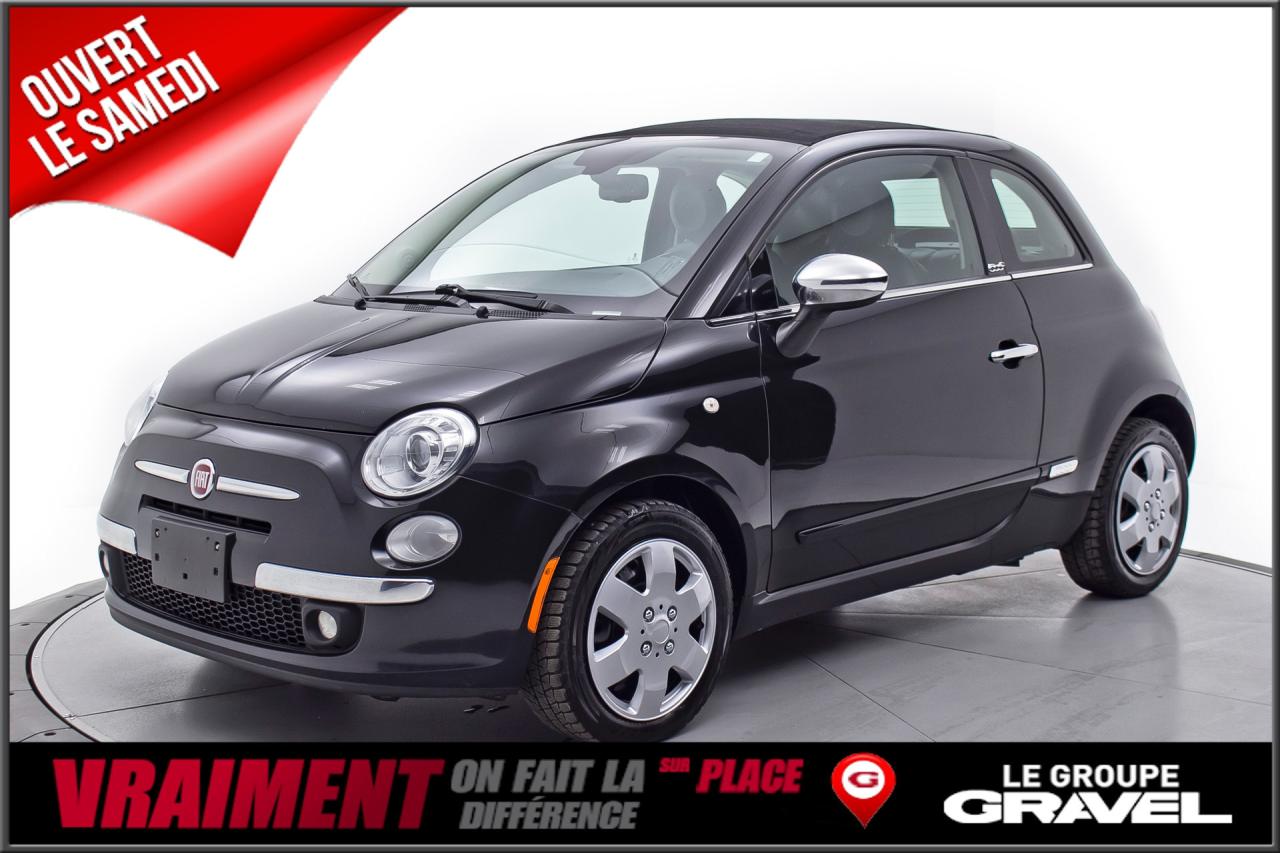 Used 2013 Fiat 500C Lounge Décapotable for sale in Montréal, QC