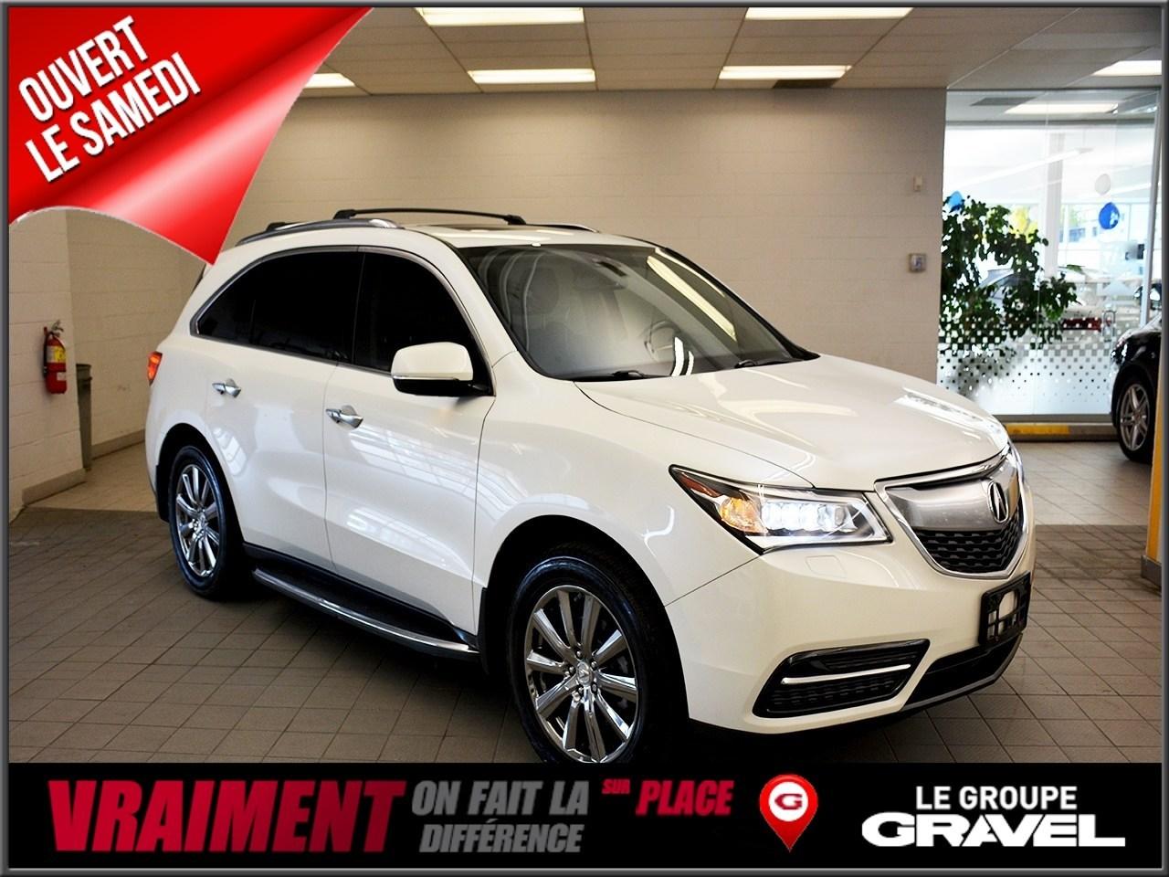 <a href=https://www.gravelacura.com/occasion/Acura-MDX-2015.html>https://www.gravelacura.com/occasion/Acura-MDX-2015.html</a>

Jamais Accidenté ! Un Seul Propriétaire ! GPS - CUIR - CAMERA DE RECUL - GROUPE ELECTRIQUE - BANC CHAUFFANT - BLUETOOTH Condition générale exceptionnelle et l`inspection certifiée de ACURA est complétée. 2e ET 3e CHANCE AU CRÉDIT SUR PLACE. Salle dexposition intérieure ! Ouvert le samedi de 10h / 16h. Véhicules doccasion certifiés en 100 points mécanique et esthétique. Les techniciens chevronnés de GRAVEL ACURA Metropolitain vous remettent un rapport dinspection détaillé et un rapport CARPROOF sans frais supplémentaire! Bienvenue à tous, Stationnement gratuit intérieur pour tous les clients. Service de voiturier pour stationnement sans tracas. GRAVEL ACURA Metropolitain fait vraiment la différence sur place, venez nous mettre au défi. www.gravelauto.com. GRAVEL ACURA Metropolitain na quun seul but, celui de donner le meilleur service après-vente et les meilleurs prix. Les employés dévoués de chez GRAVEL ACURA sont dune transparence sans faille et vous font la promesse de vous faire vivre une expérience dachat excitante. Venez nous mettre au défi chez GRAVEL ACURA Metropolitain . Nos véhicules neufs et usagés sont stationnés dans une salle de montre et garage intérieurs. Tous nos véhicules sont inspectés, certifiés en 125 points et chez GRAVEL ACURA Metropolitain, on ne lésine pas avec la sécurité. Venez constater par vous-même la qualité de tous nos véhicules d`occasion. LE GROUPE GRAVEL, DEPUIS 1952? Pour un service sans limite! www.gravelauto.com. Nous répondons aux demandes dinformations par courriel 7/7 jours. Livraison partout au Québec!  ---- Never been accidented! Only one owner. Great overall condition and certified Acura inspection completed. 2nd and 3rd chance credit available. Dealership with an indoor showroom open on Saturdays from 10am to 4pm. Certified used vehicles with 100 point mechanical inspections. We are all about safety! Experienced technicians from GRAVEL ACURA Metropolitain will provide you with a detailed inspection report and carproof at no extra cost! Free limo service! The staff at GRAVEL ACURA Metropolitain really makes a difference in house, so check us out online www.gravelauto.com GRAVEL ACURA Metropolitain has one main goal : to give the best customer service with the best prices. Our dedicated sales team GRAVEL ACURA Metropolitain at will make your car shopping experience a dream. Come see us at GRAVEL ACURA Metropolitain. All our new and used vehicles are in our indoor showroom so come see for yourself the quality of service we can offer! Le Groupe Gravel, in business since 1952....For a service with no limits: www.gravelauto.com We will respond to your questions 7/7 days. Vehicles can be delivered anywhere in Quebec