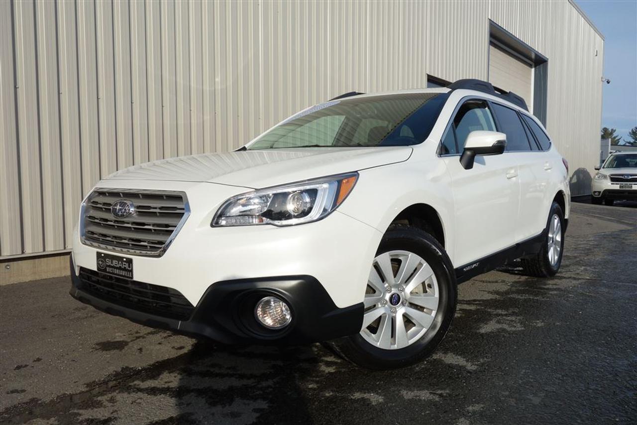<a href=https://www.subaruvictoriaville.ca/occasion/Subaru-Outback-2017.html>https://www.subaruvictoriaville.ca/occasion/Subaru-Outback-2017.html</a>

** VÉHICULE CERTIFIÉ SUBARU ** incluant Garantie Limitée, Privilège déchange, Assistance Routière, Rapport Carproof et Inspection en 152 points approuvé par des techniciens Subaru.     Caractéristiques clés ; Moteur BOXER 4 cylindres de 2.5 Litres, Traction intégrale symétrique à prise constante, Boîte CVT Lineartronic® (boîte à variation continue) avec mode manuel et palettes de vitesse, Phares Antibrouillards allogènes, Connectivité pour téléphones mobiles Bluetooth® (à activation vocale), Chaîne audio à écran tactile de 7 po, Reconnaissance vocale avec Siri®, Radio satellite Sirius XM® et Travel Link®, fonction daudio en continu Bluetooth, Port USB et Auxiliaire, Commandes audio intégrées au volant, Fonction de messagerie texte, Caméra de recul, Sièges avant chauffant, Jantes en alliage daluminium de 17 Po, Hayon à commande électrique, Toit ouvrant vitré électrique, Rétroviseur extérieurs dégivrants, Feux clignotants au DEL, Dégivreurs dessuie-glace avant, Volant en cuir, Système de détection dangles morts (BSD) et Avertissement de circulation transversale arrière (RCTA). Garantie supplémentaire et Rapport CarProof disponible pour vous !    ** BALANCE DE GARANTIE DE SUBARU CANADA VALIDE JUSQUEN JUILLET 2022 OU 100 000 KM ** WWW.SUBARUVICTORIAVILLE.CA    English service is also available. You are welcome to contact us by email or call.