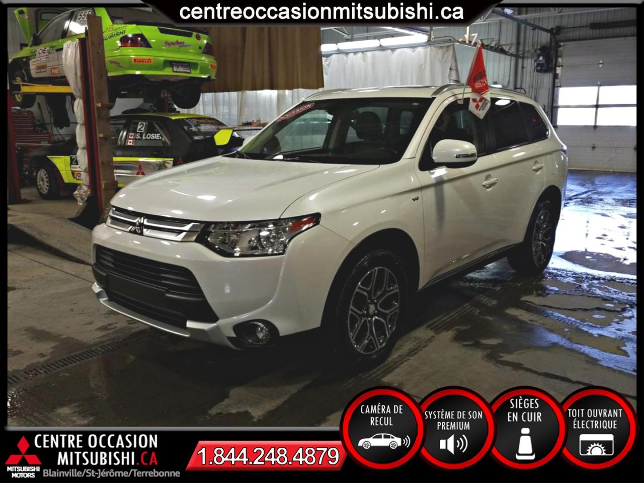 Used 2015 Mitsubishi Outlander GT 4x4 710 watts + HID + CUIR for sale in Blainville, QC