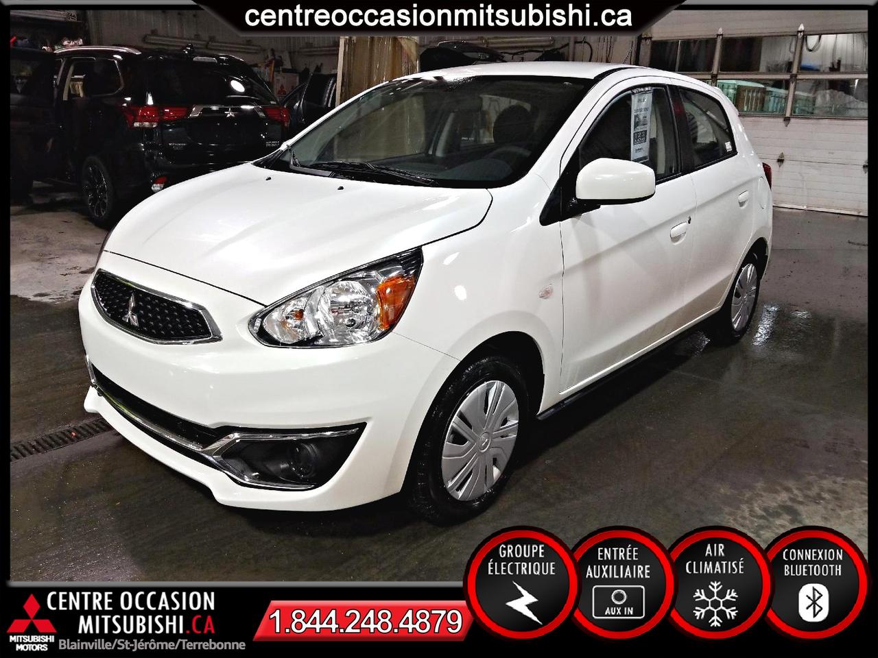 <a href=http://www.centreoccasionmitsubishi.ca/occasion/Mitsubishi-Mirage-2017.html>http://www.centreoccasionmitsubishi.ca/occasion/Mitsubishi-Mirage-2017.html</a>

SPÉCIAL DÉMONSTRATEUR!!!
Mitsubishi Mirage ES+ CVT 2017 avec seulement 250KM 
Air-climatisé, Vitres et portes électriques, anti patinage, Bluetooth et beaucoup plus!
Ce prix inclut un rabais de 2000$ avec le financement offert par Boisvert Mitsubishi. 
Ce rabais peut également être jumelé au taux doccasion certifié Mitsubishi.  
Loffre peut être retirée en tout temps sans préavis
Nous offrons des solutions de financement pour tous les clients, que ce soit en première, deuxième ou troisième chance au crédit. Prenez rendez-vous pour une pré-approbation avec notre spécialiste!
Vous ne trouvez pas le véhicule de vos rêves sur notre site internet? 
Nous pouvons le trouver pour vous! 
Communiquez avec nous par courriel ou par téléphone et nous trouverons la perle rare que vous attendez depuis déjà trop longtemps ! 
Nous sommes aussi ouvert le samedi de 10h à 16h pour mieux vous servir!
Pierre-Olivier Tanguay 
(450) 419-4929 ou 1-844-447-0596	
ptanguay@boisvertmitsubishi.com
CP=0
WWW.CENTREOCCASIONMITSUBISHI.CA