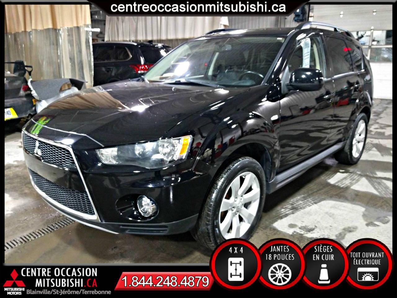 Used 2013 Mitsubishi Outlander PREMIUM CUIR-TOUT-MAGS-CAMERA for sale in Blainville, QC