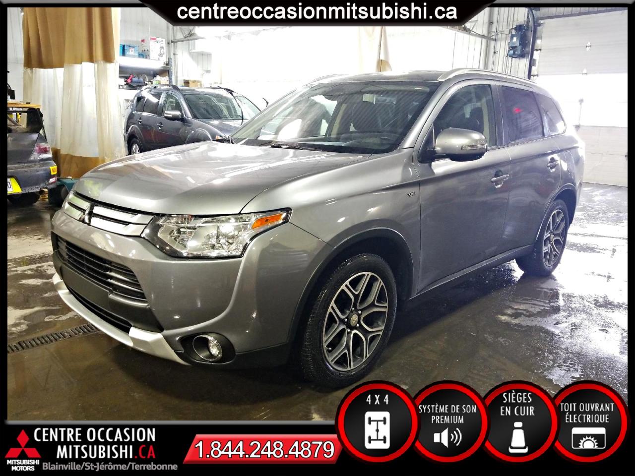 Used 2015 Mitsubishi Outlander GT 4x4 NAV+18PO+HITCH for sale in Blainville, QC